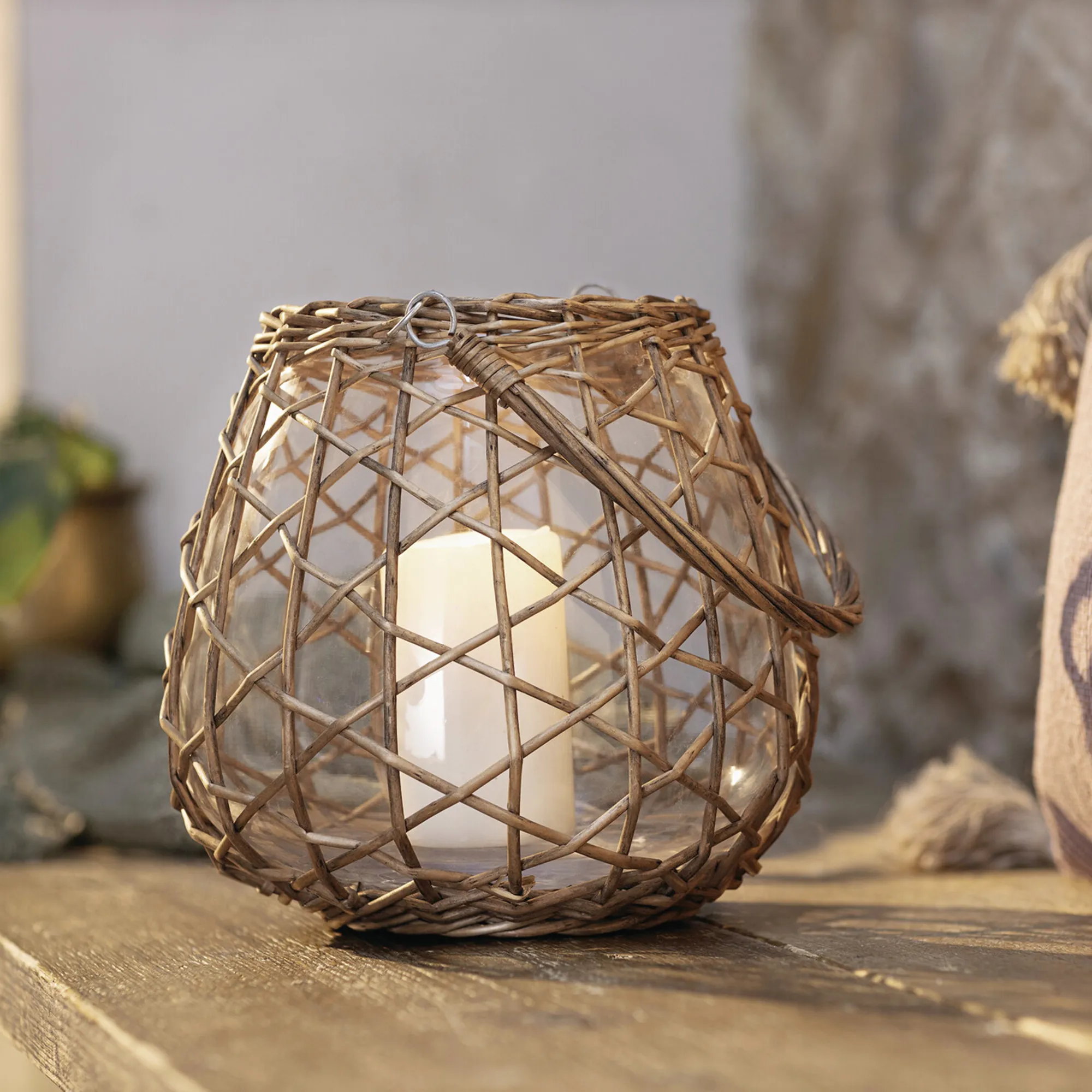 Windlicht "Geflecht"  im Frank Flechtwaren Online Shop kaufen