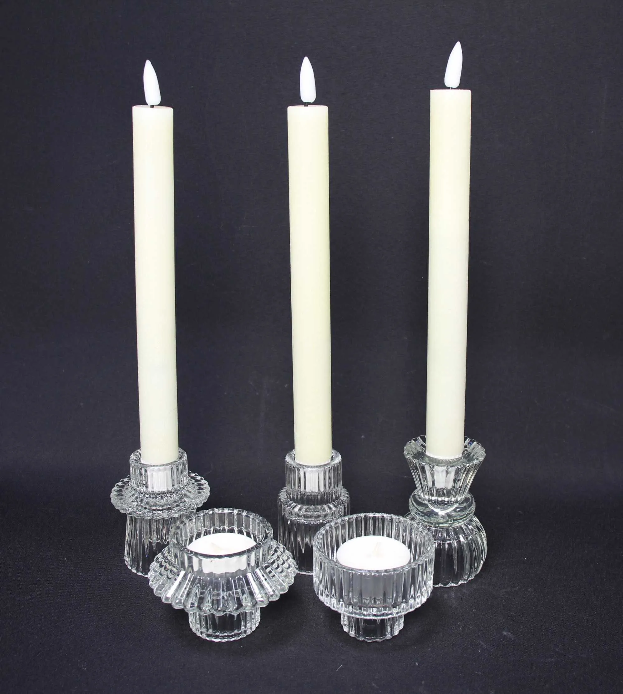 Kerzenhalter "Classical", 5er Set  im Frank Flechtwaren Online Shop für Kerzenhalter kaufen