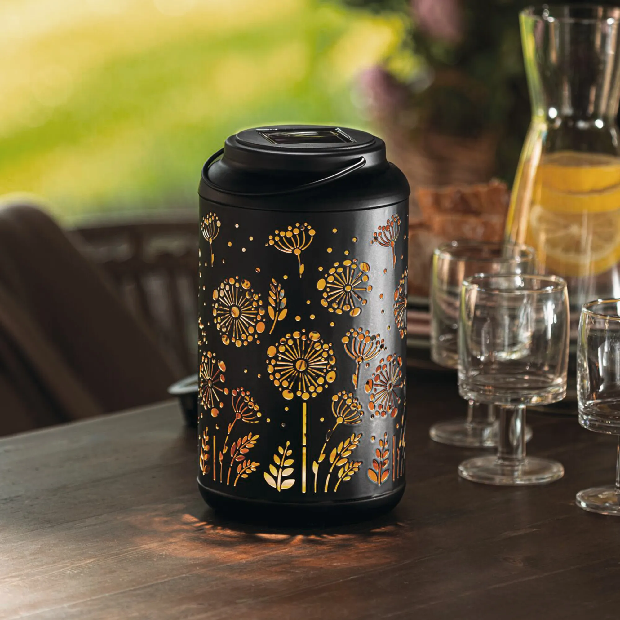 Solar-Laterne "Pusteblume"  im Frank Flechtwaren Online Shop kaufen