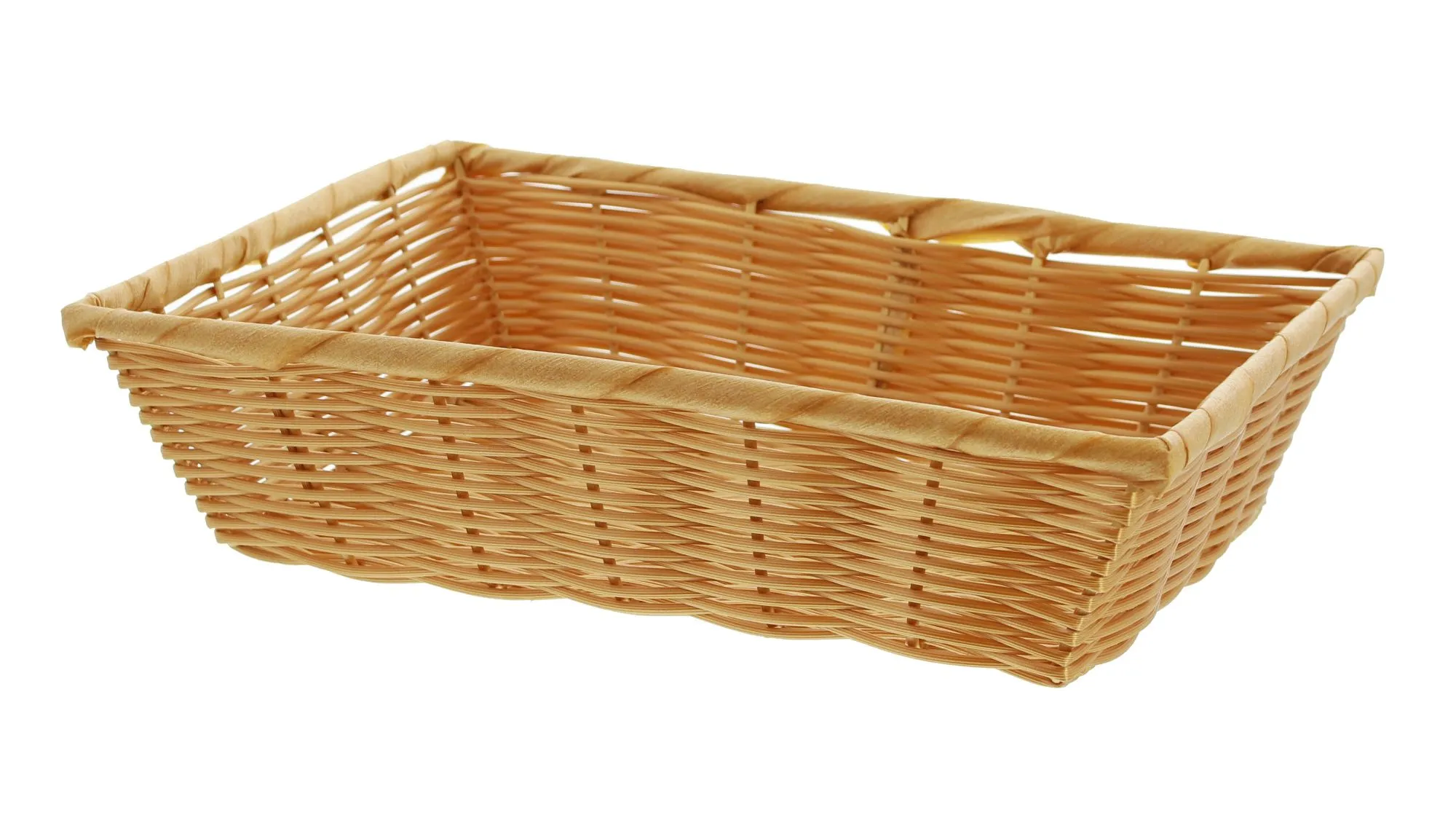 Schale "Poly", eckig  im Frank Flechtwaren Online Shop für Gartenparty kaufen