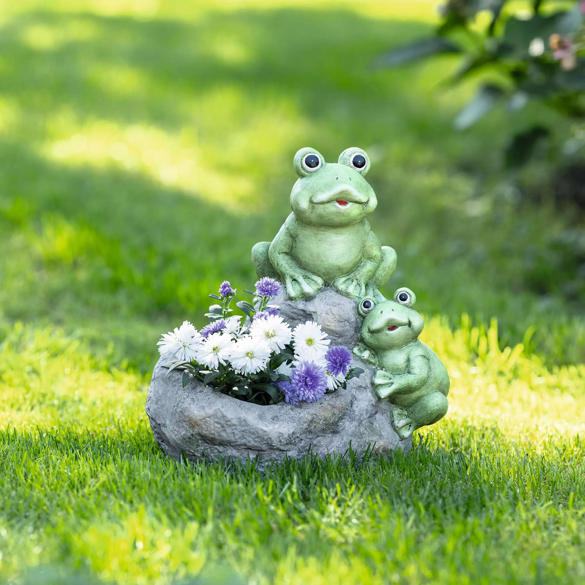 Pflanzer "Froschpaar"  im Frank Flechtwaren Online Shop kaufen