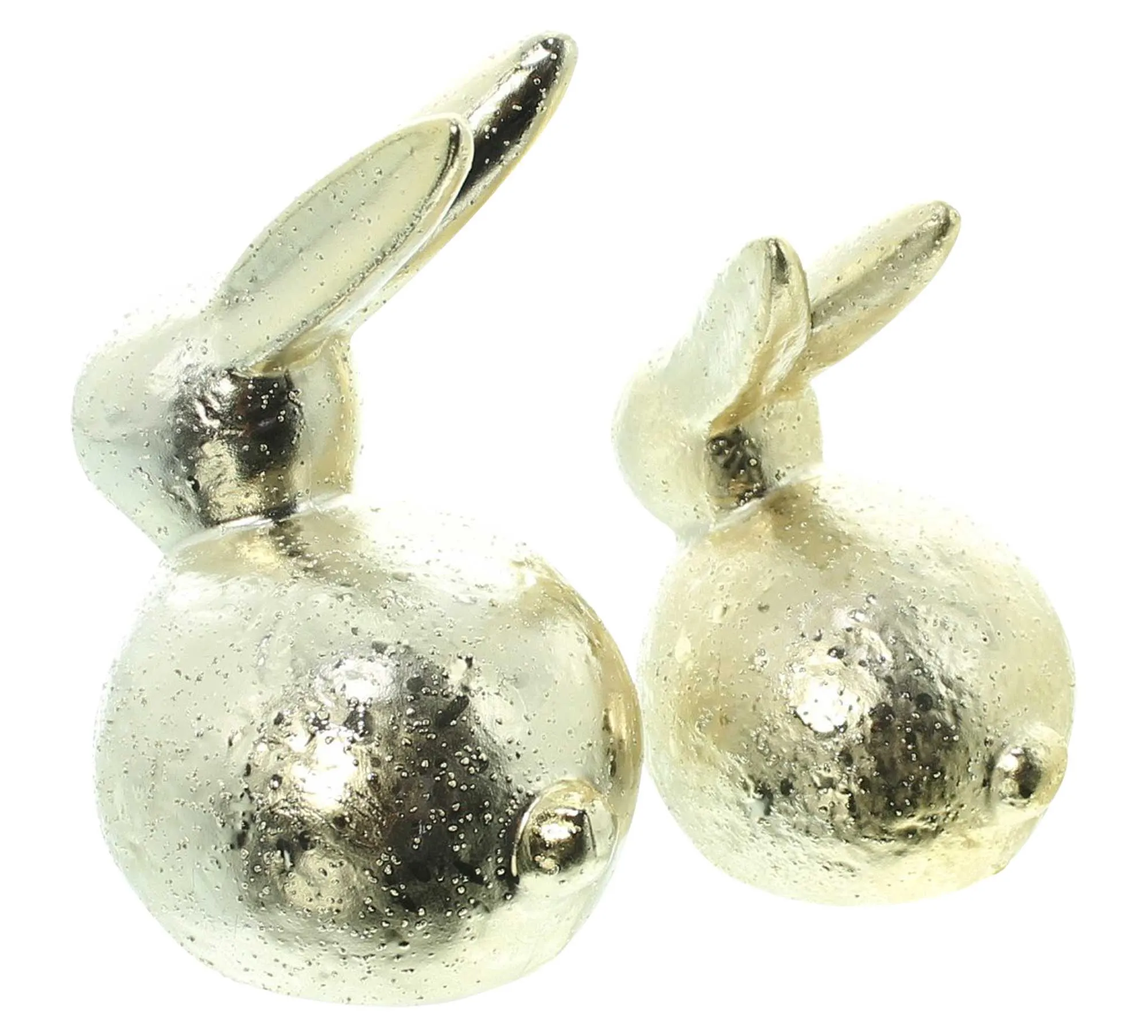 Hase "Gold", 2er Set  im Frank Flechtwaren Online Shop für Hasen &amp; Co kaufen