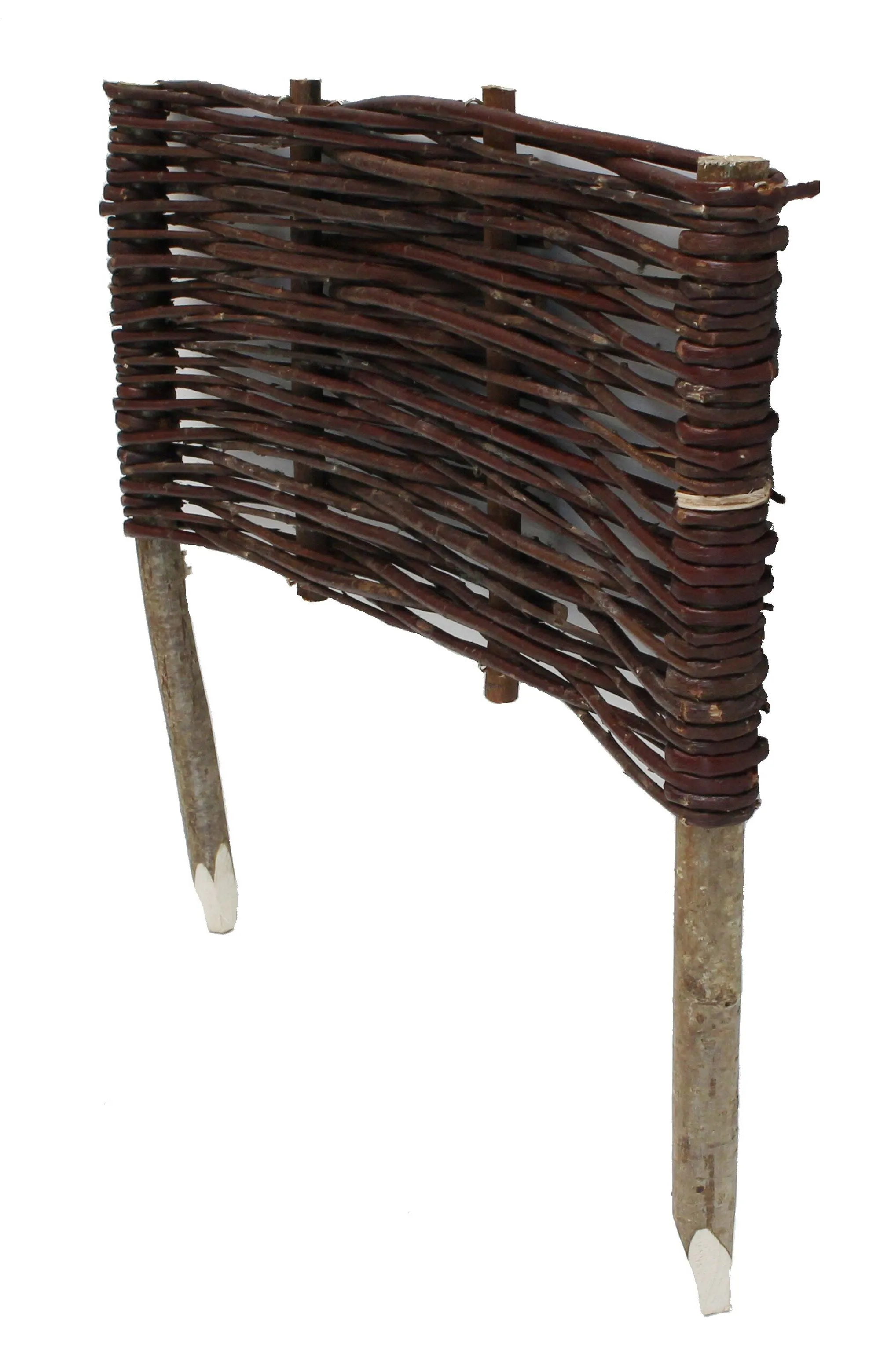Beetbegrenzung "Weidenzaun", 50 x 20 cm  im Frank Flechtwaren Online Shop für Ab ins Beet kaufen