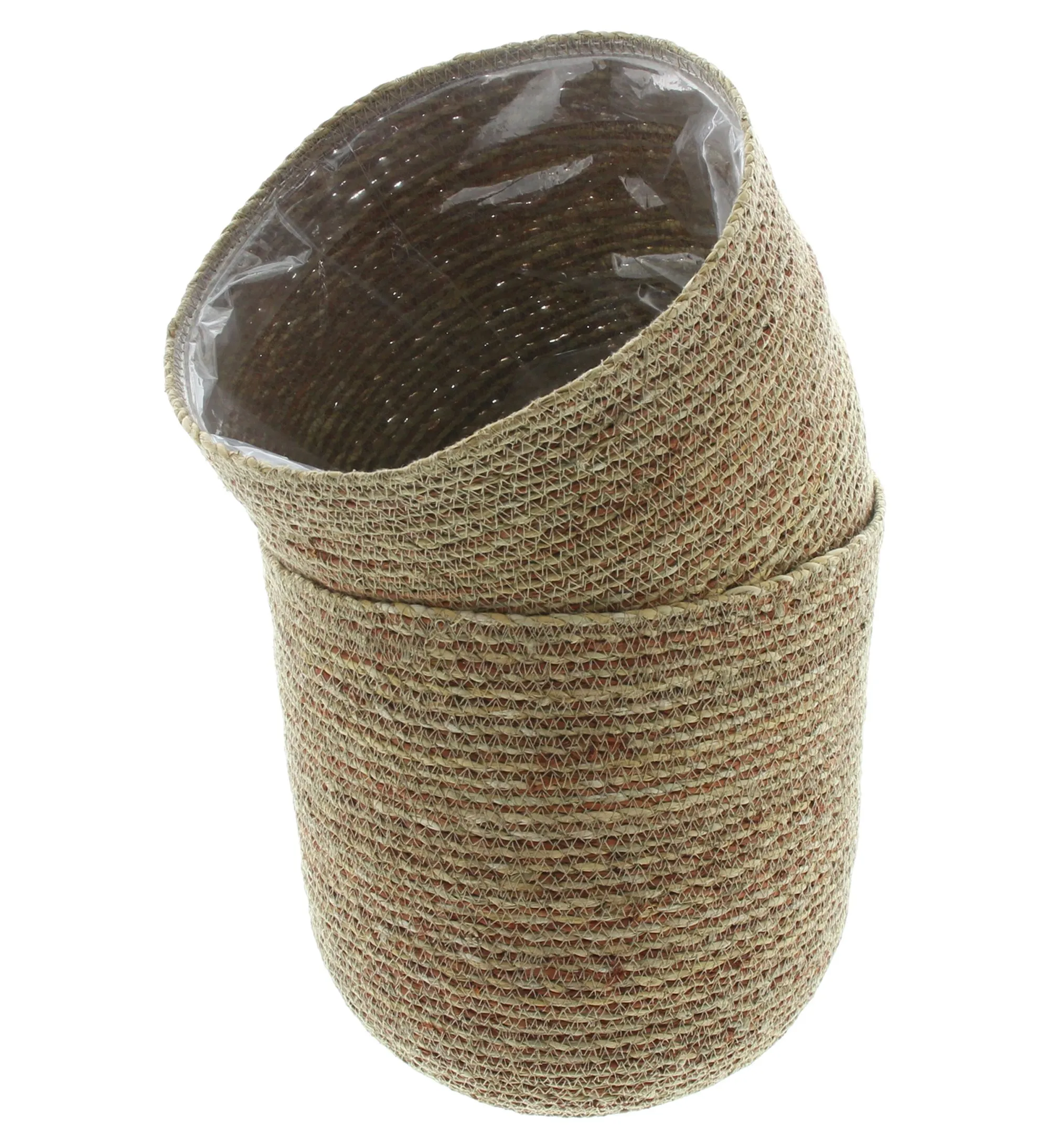 Pflanzkorb "Terra", 2er Set  im Frank Flechtwaren Online Shop für Ibiza-Vibes kaufen