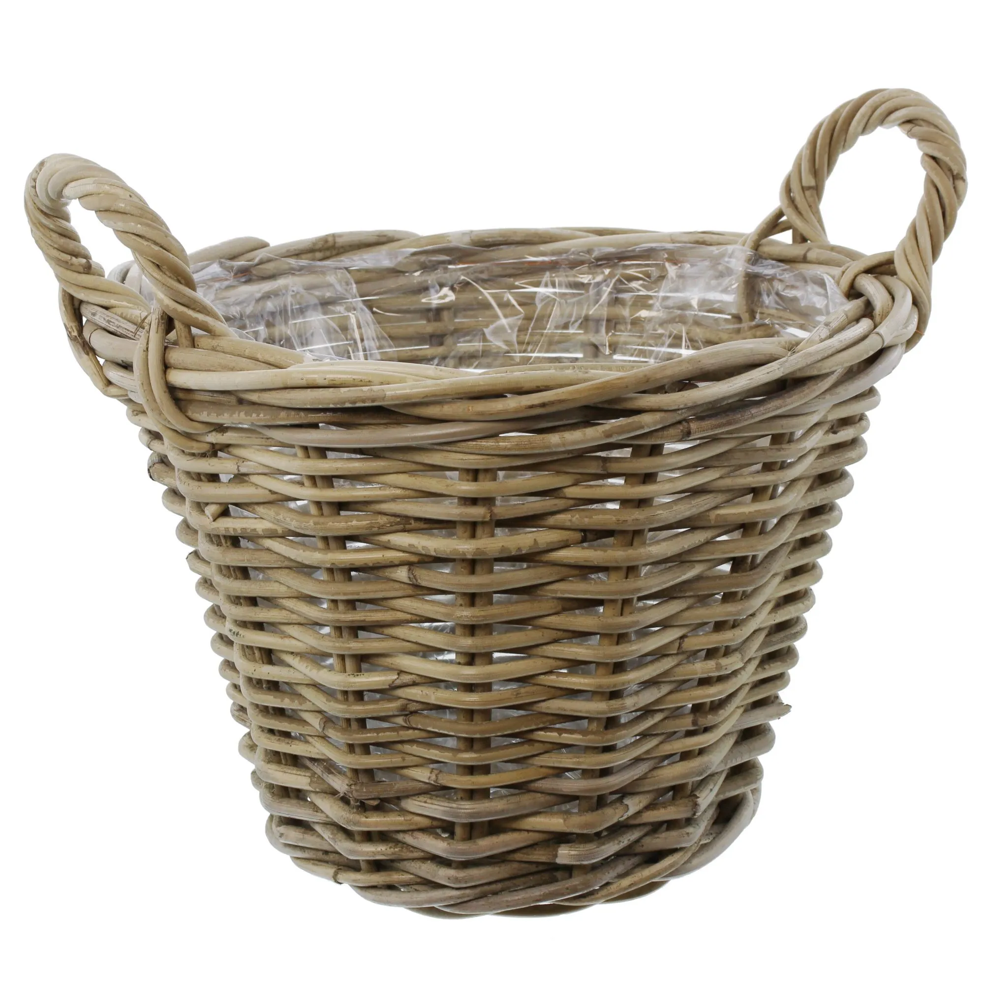Pflanzkorb "Rattan", mittel  im Frank Flechtwaren Online Shop für Pflanzkörbe kaufen