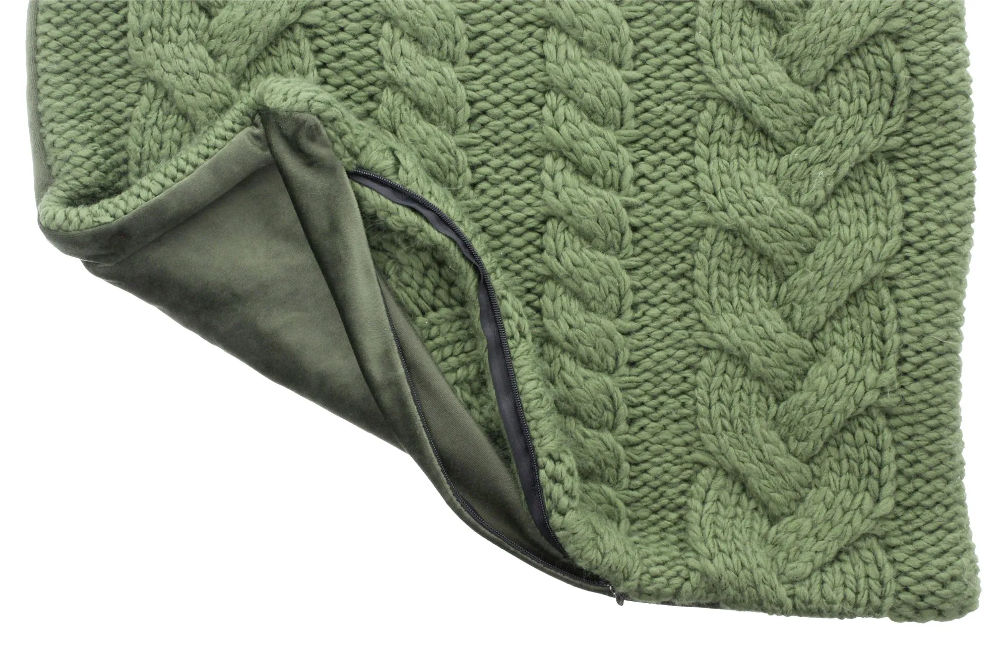 Kissenhülle "Strickzopf"  im Frank Flechtwaren Online Shop für Scandi-Look kaufen