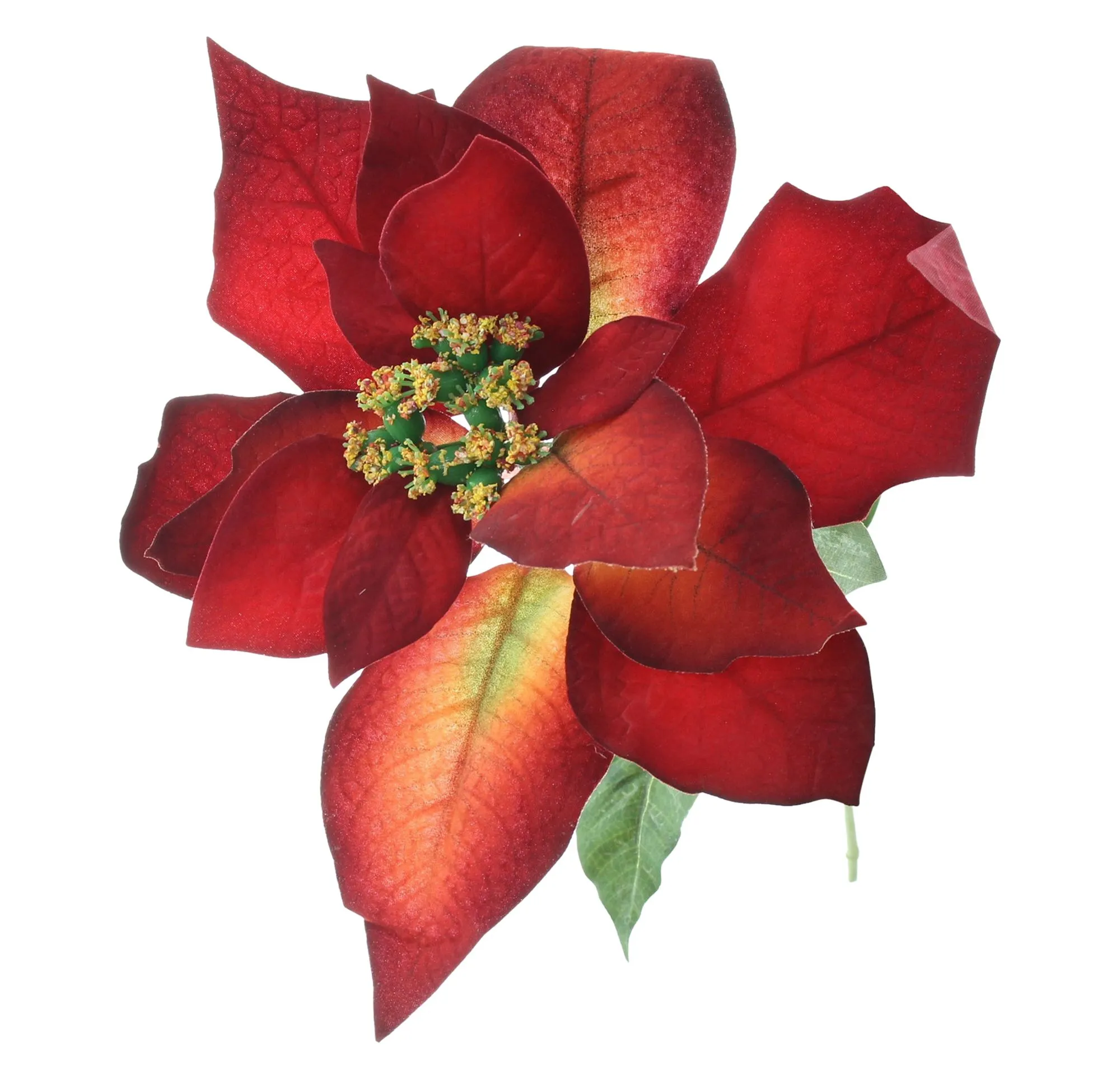 Kunstblume "Weihnachtsstern", 2er Set  im Frank Flechtwaren Online Shop für Gestecke kaufen