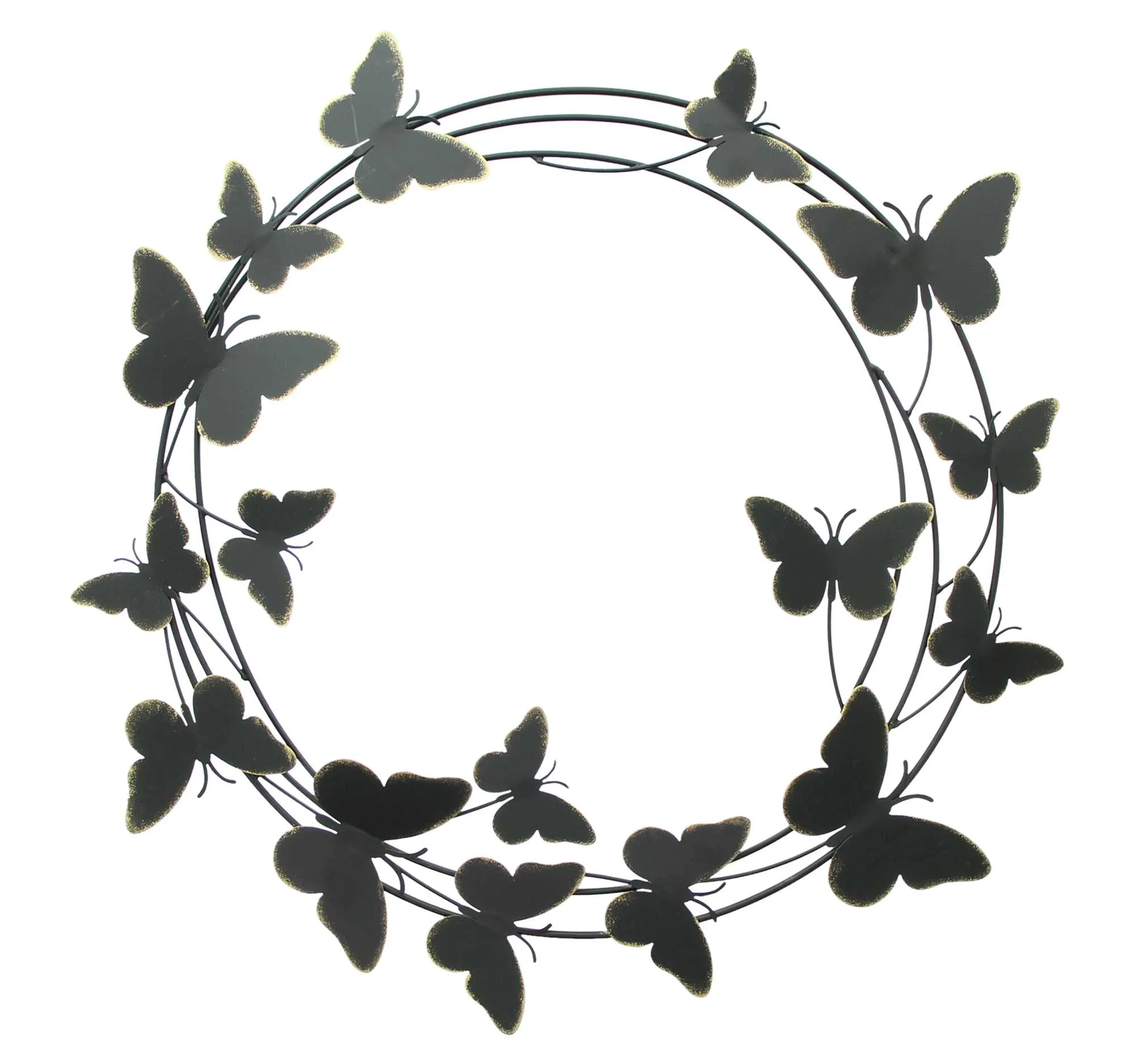 Wanddeko "Schmetterlinge"  im Frank Flechtwaren Online Shop für Black &amp; White kaufen