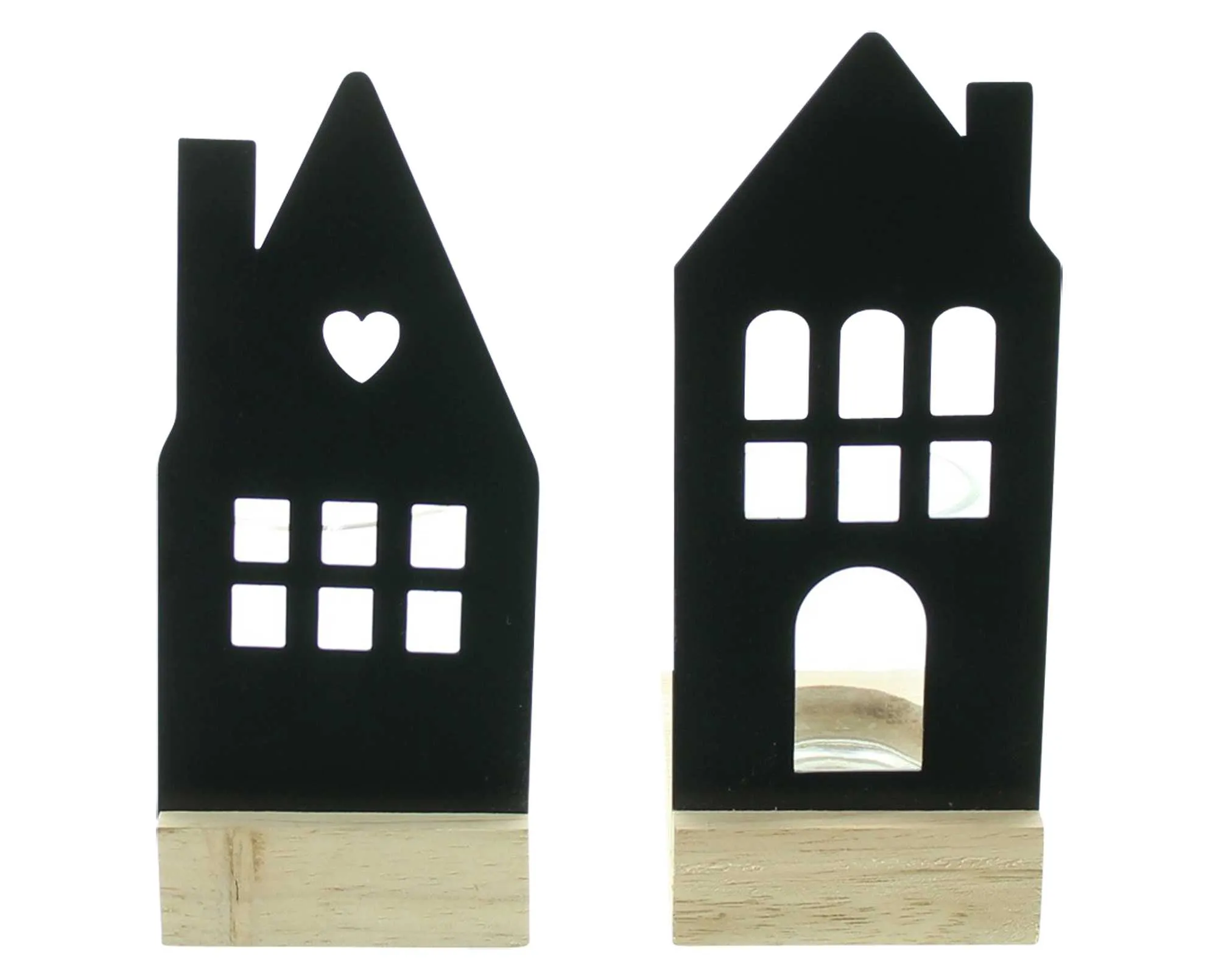 Windlicht "Haus", 2er Set  im Frank Flechtwaren Online Shop für Windlichter kaufen