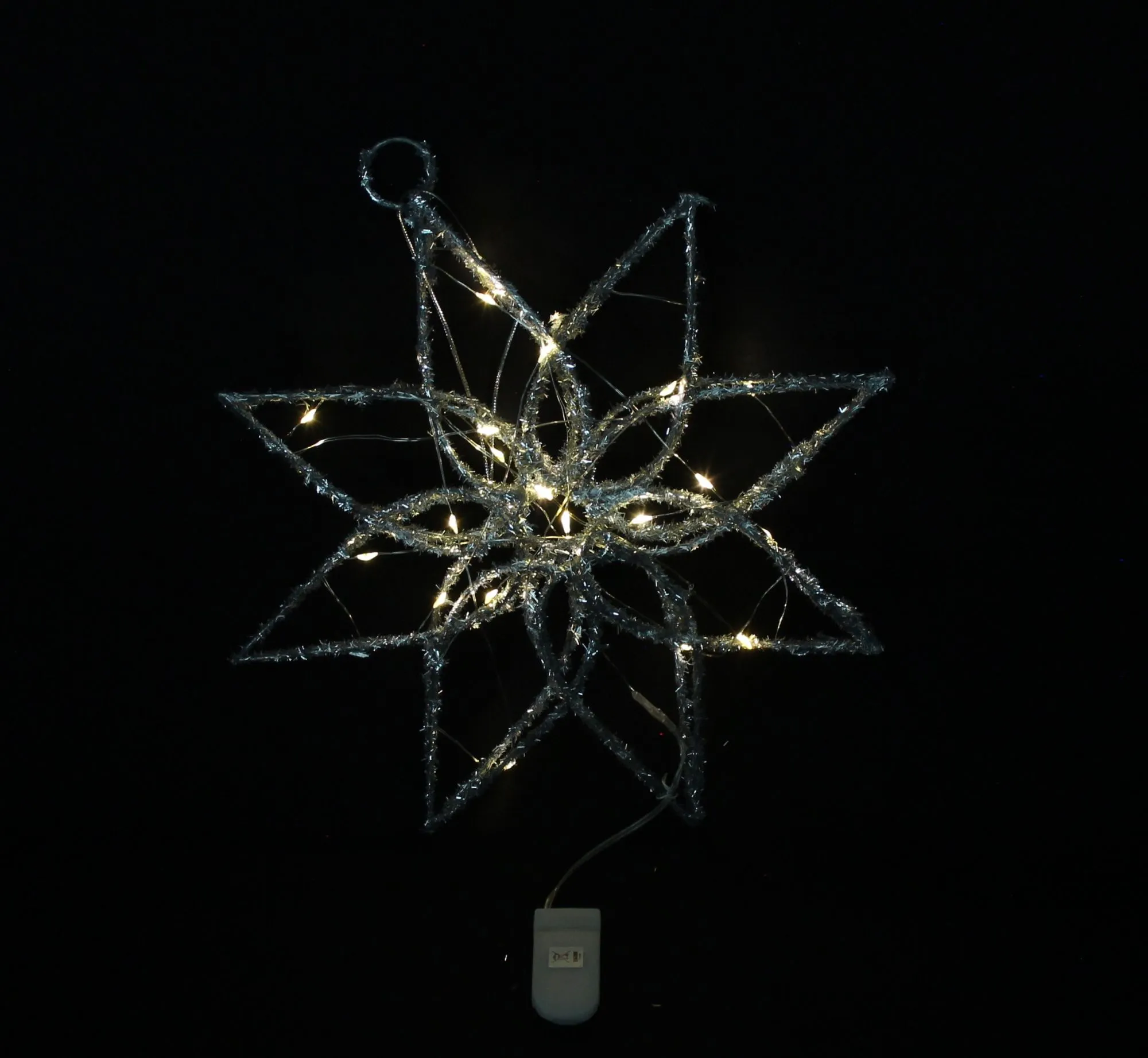 LED-Stern "Silver"  im Frank Flechtwaren Online Shop für Sterne kaufen