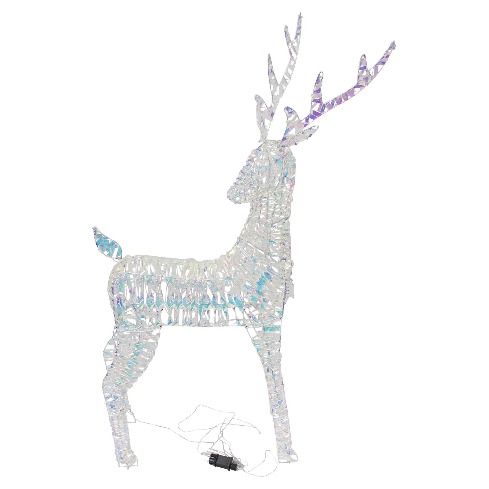 LED-Rentier "Rainbow", groß  im Frank Flechtwaren Online Shop für Weihnachtliche LED-Deko kaufen