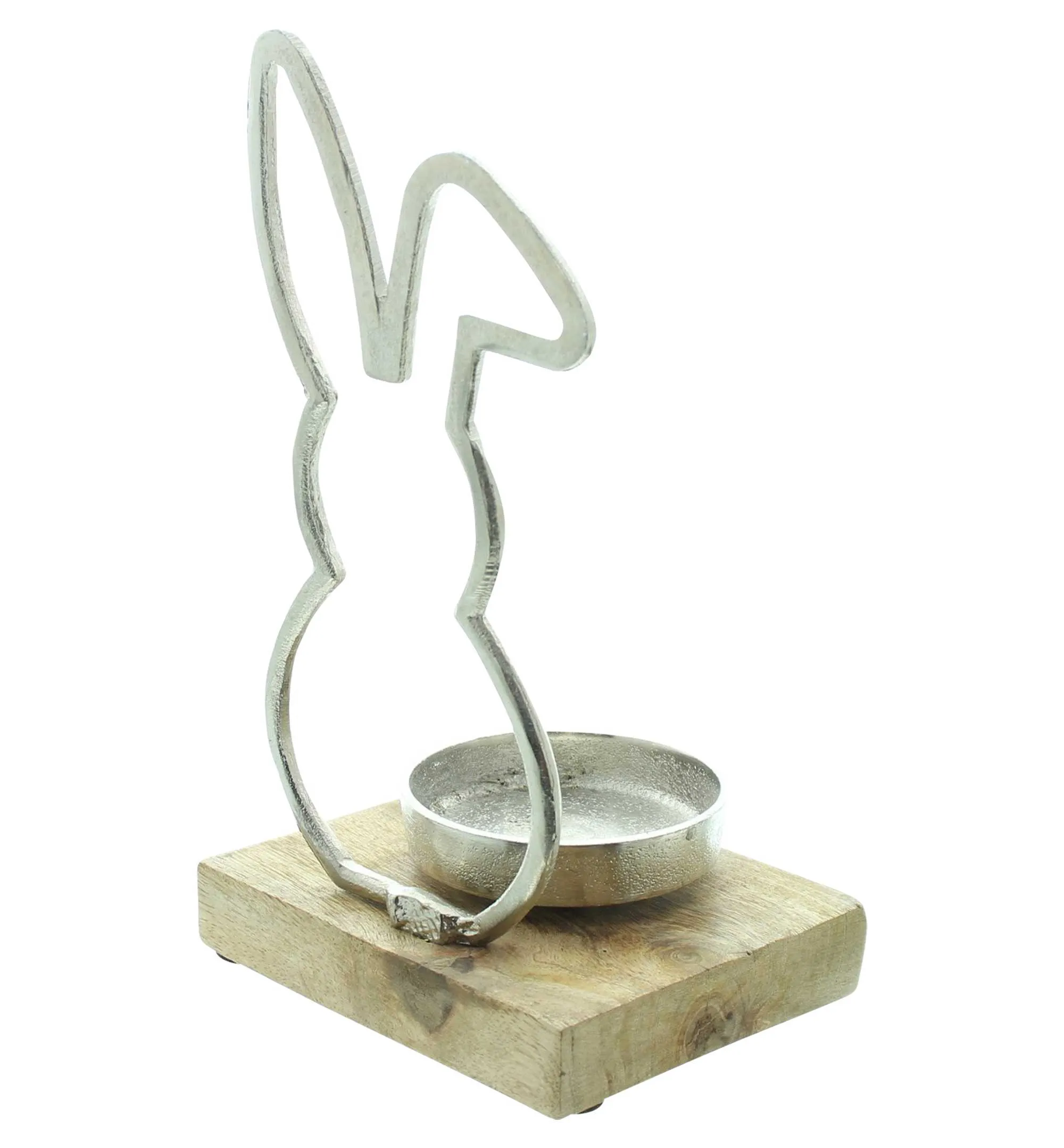 Teelichthalter "Hase"  im Frank Flechtwaren Online Shop für Teelichthalter kaufen
