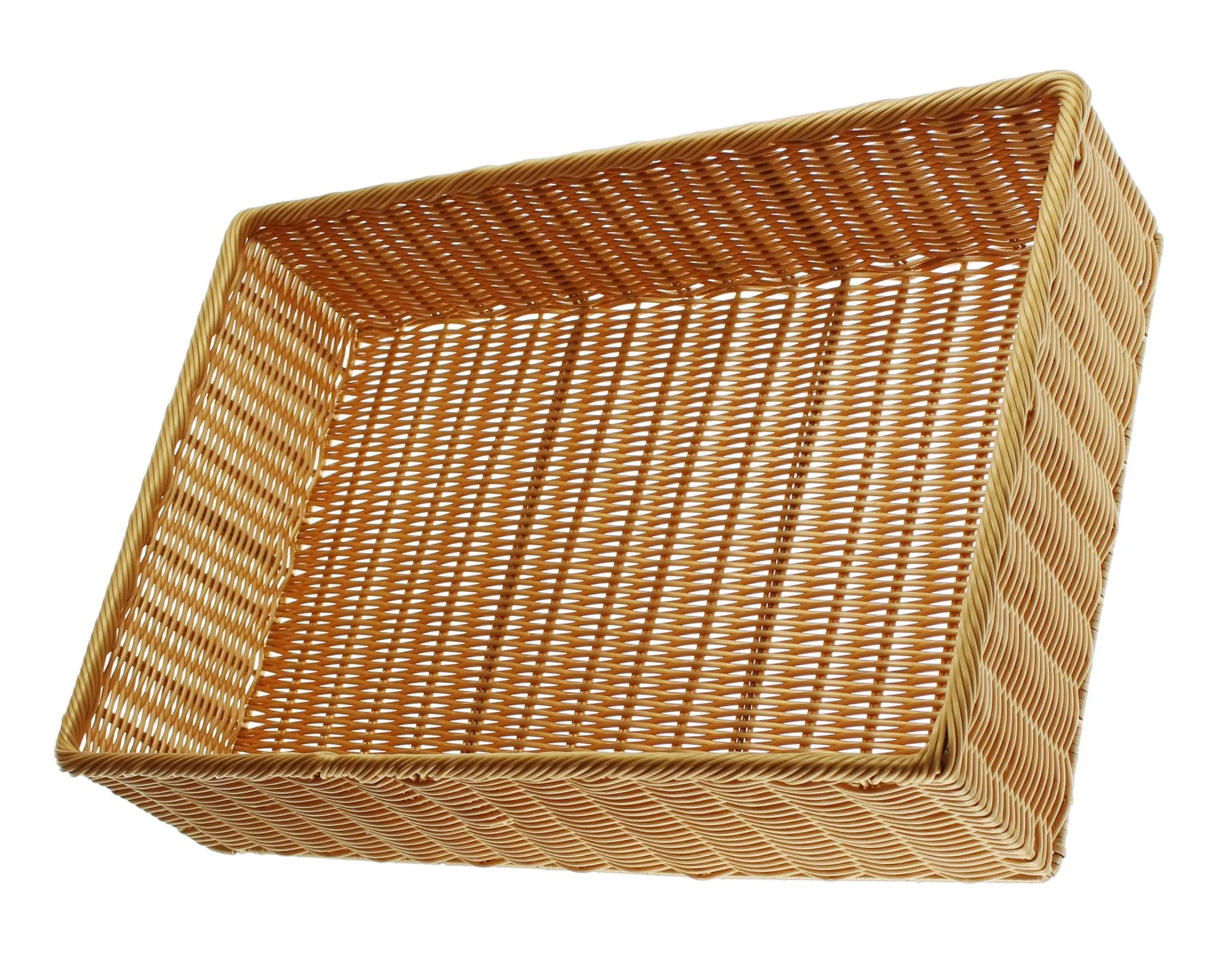 Auslagekorb "Poly", 60 x 40 x 15 cm  im Frank Flechtwaren Online Shop für Ladendeko kaufen