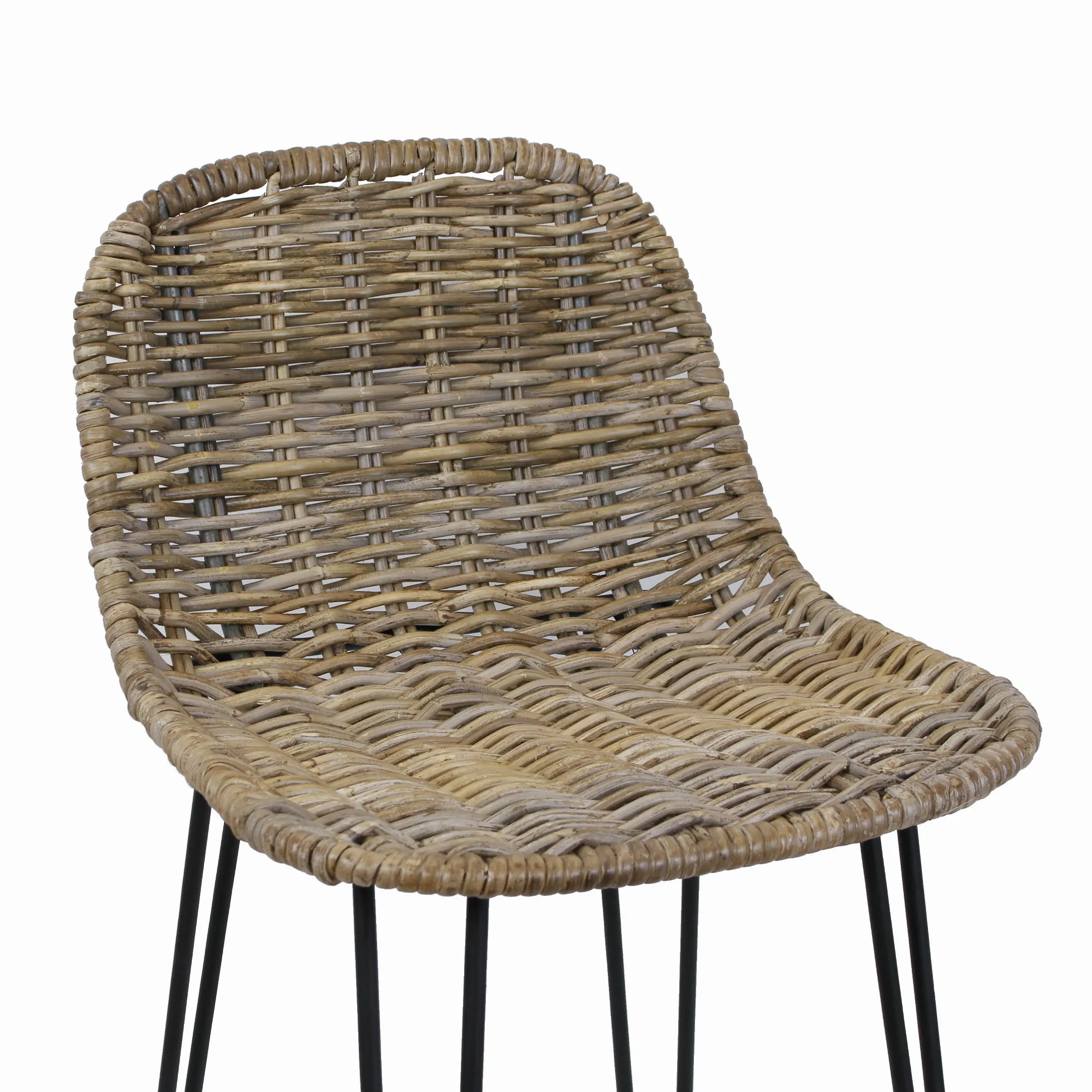 Rattanbarstuhl "Modern Line"  im Frank Flechtwaren Online Shop für Flechtmöbel kaufen