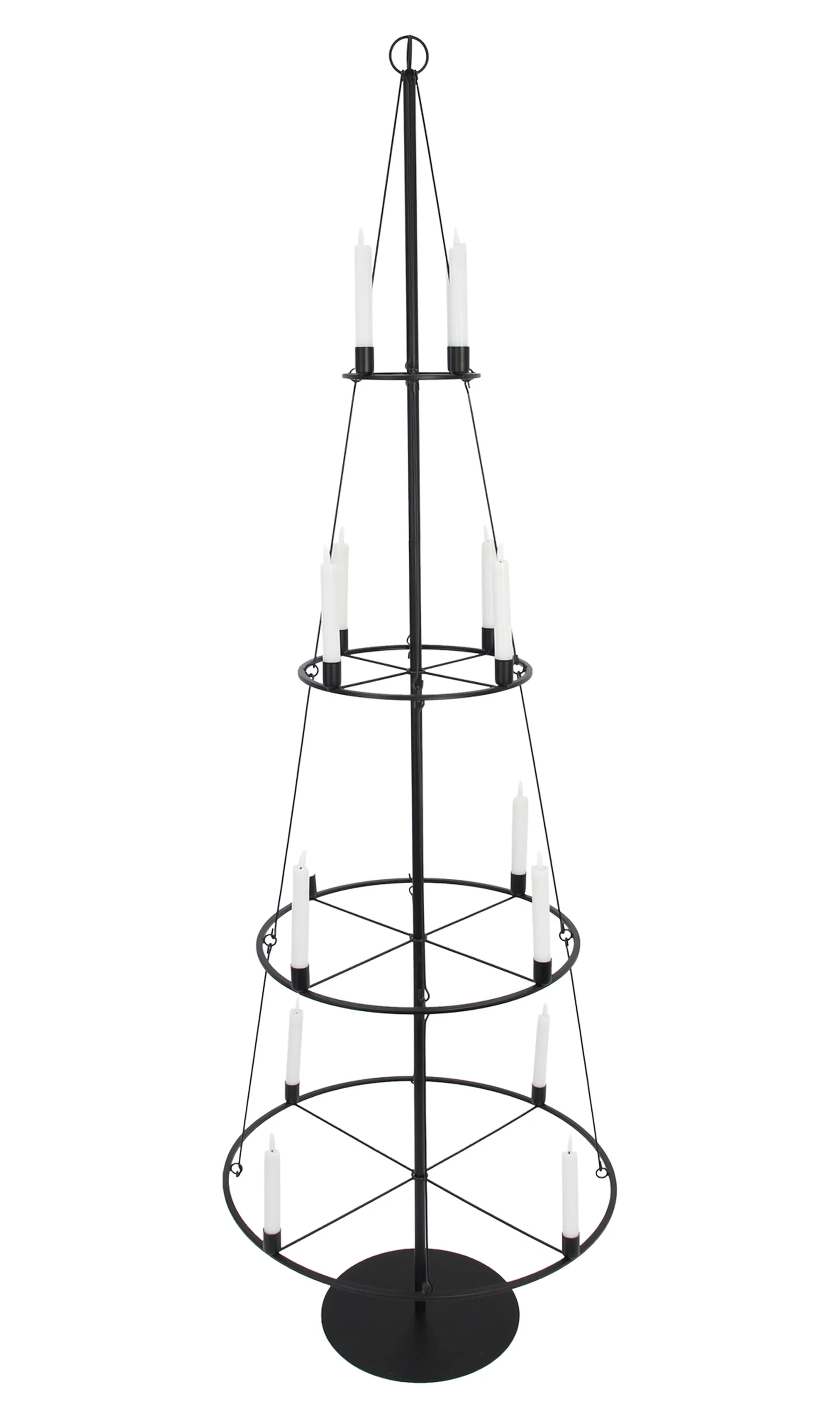 Metallbaum "Pyramide", groß  im Frank Flechtwaren Online Shop für Tannenbäume kaufen