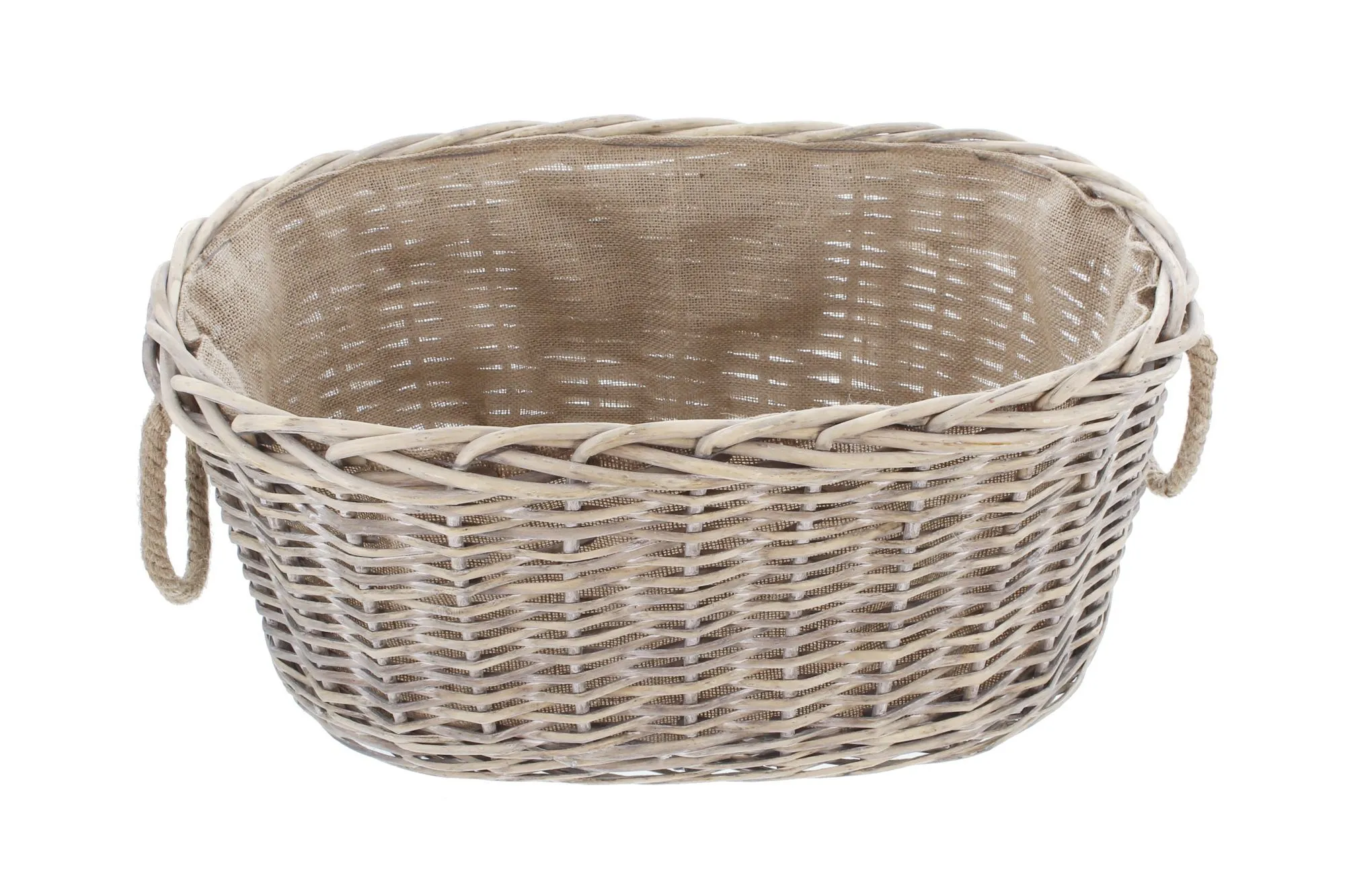 Aufbewahrungskorb "Holz-Depot"  im Frank Flechtwaren Online Shop für Füllkörbe &amp; Universalkörbe kaufen