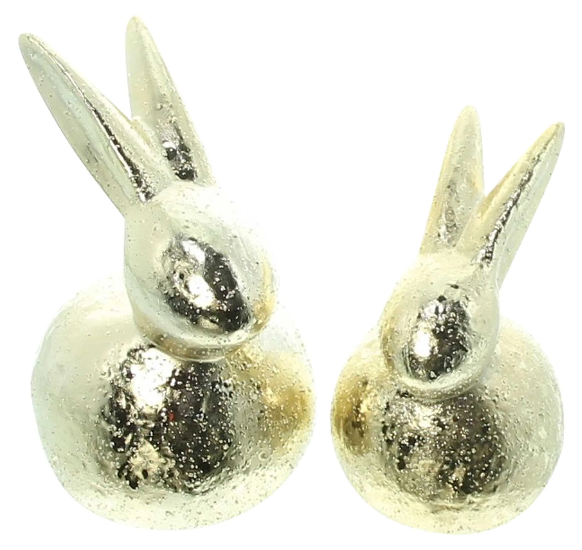 Hase "Gold", 2er Set  im Frank Flechtwaren Online Shop für Hasen &amp; Co kaufen