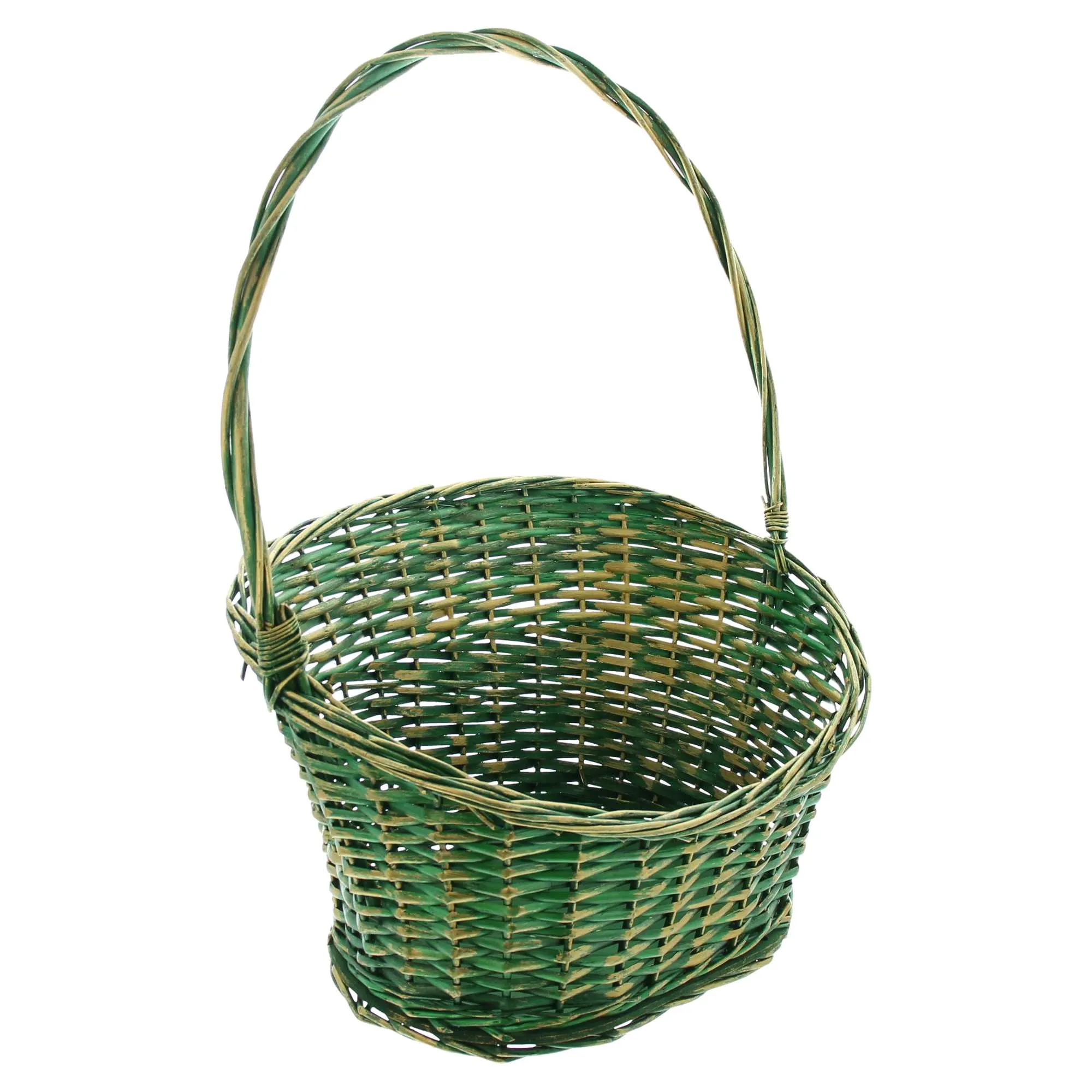 Präsentkorb "Grün/Gold"  im Frank Flechtwaren Online Shop für Präsentkörbe kaufen
