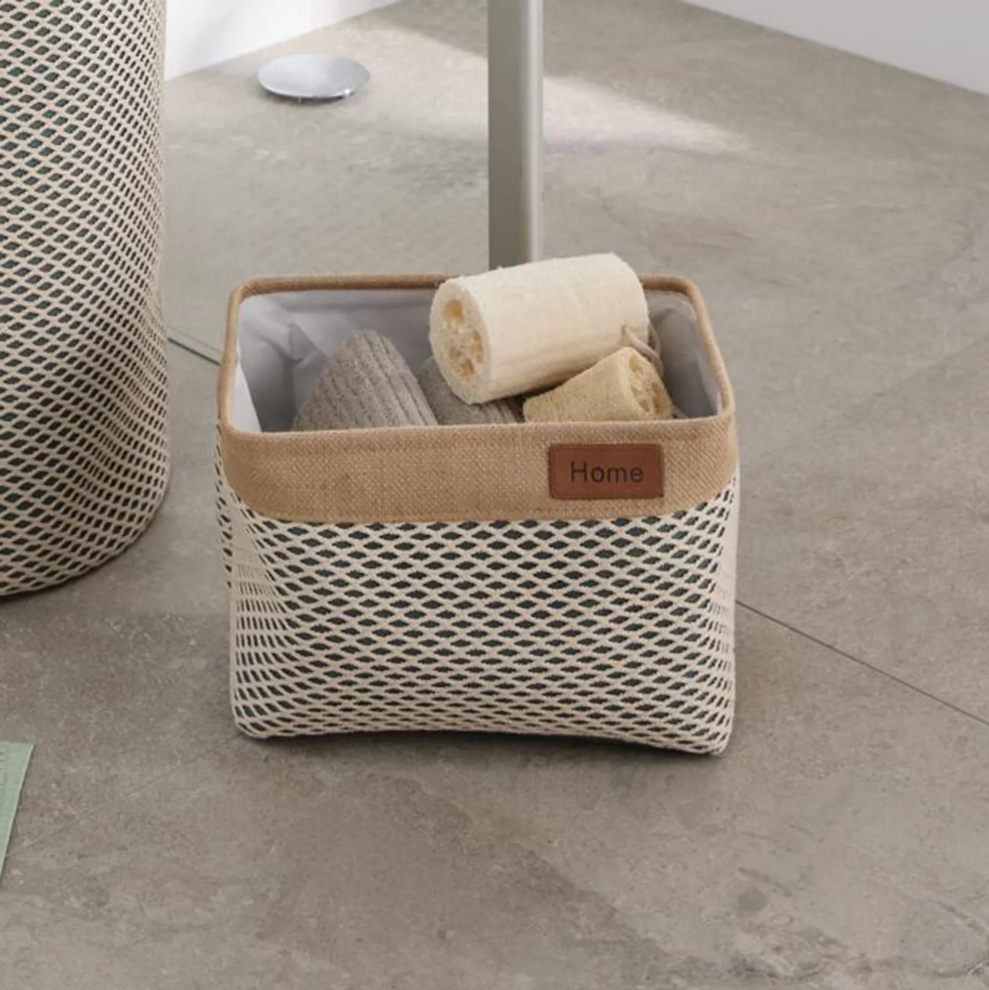 Stoffkorb "Home", klein  im Frank Flechtwaren Online Shop kaufen