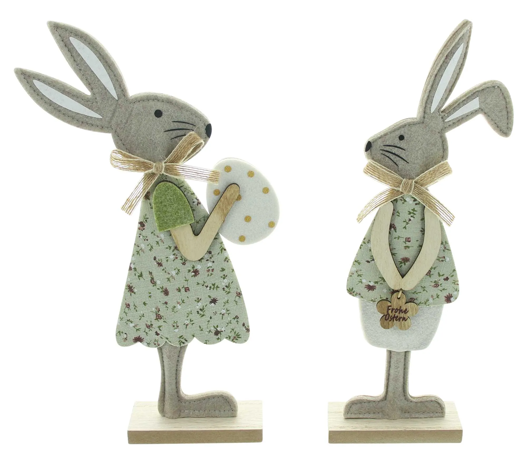 Hase "Pretty", 2er Set  im Frank Flechtwaren Online Shop für Hasen &amp; Co kaufen