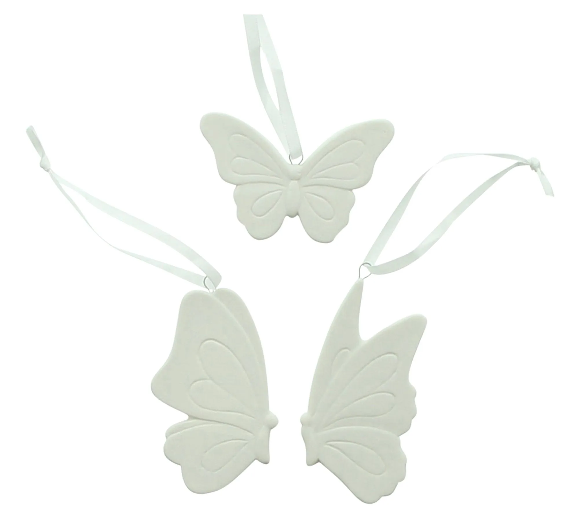 Hänger "Schmetterling", 12er Set  im Frank Flechtwaren Online Shop für Österliche Dekohänger kaufen