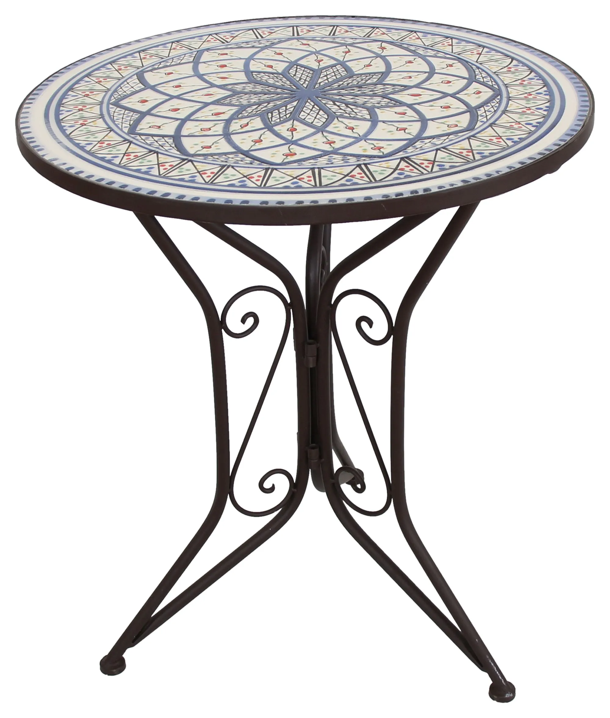 Mosaiktisch "Mare"  im Frank Flechtwaren Online Shop für Gartentische kaufen