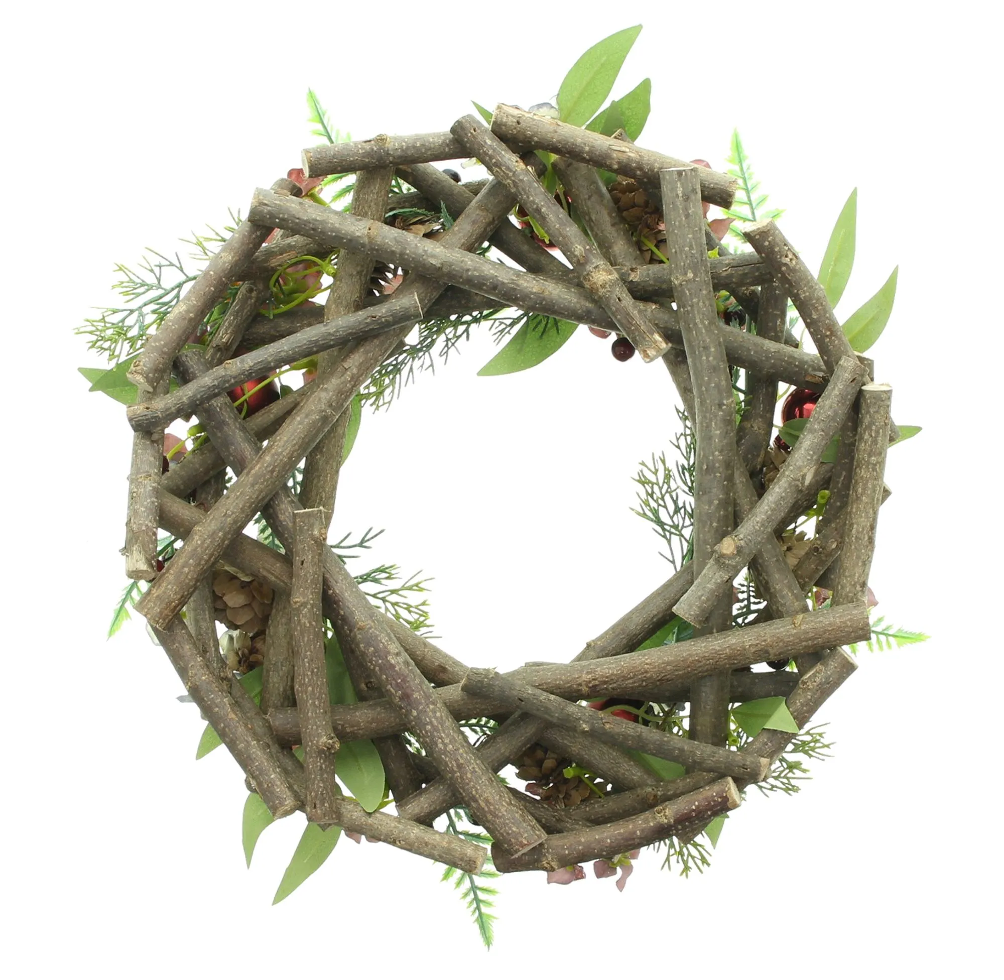 Kranz "Winter Blossom"  im Frank Flechtwaren Online Shop für Weihnachtliche Kränze kaufen
