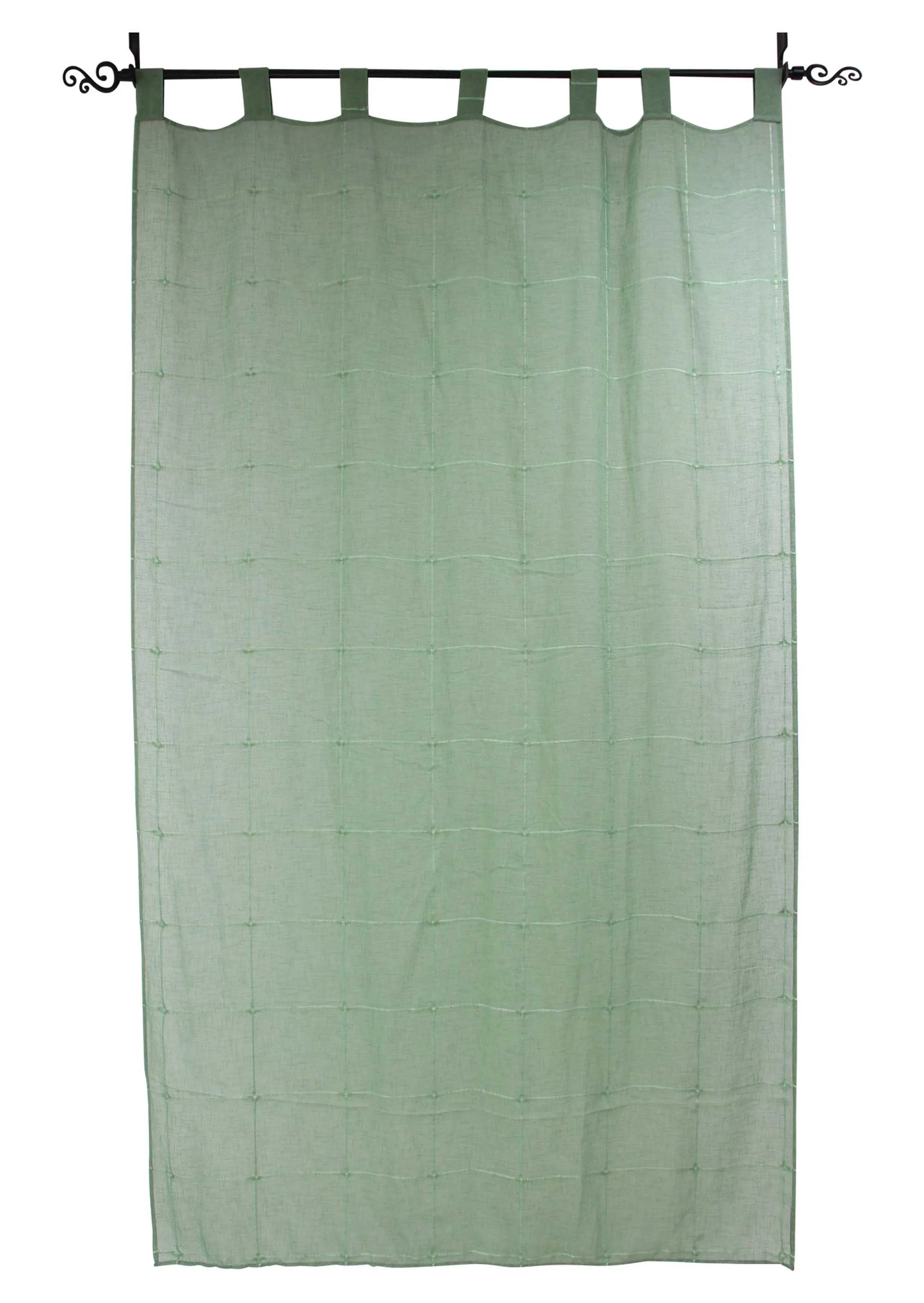 Vorhang "Green Square"  im Frank Flechtwaren Online Shop für Fenstervorhänge kaufen