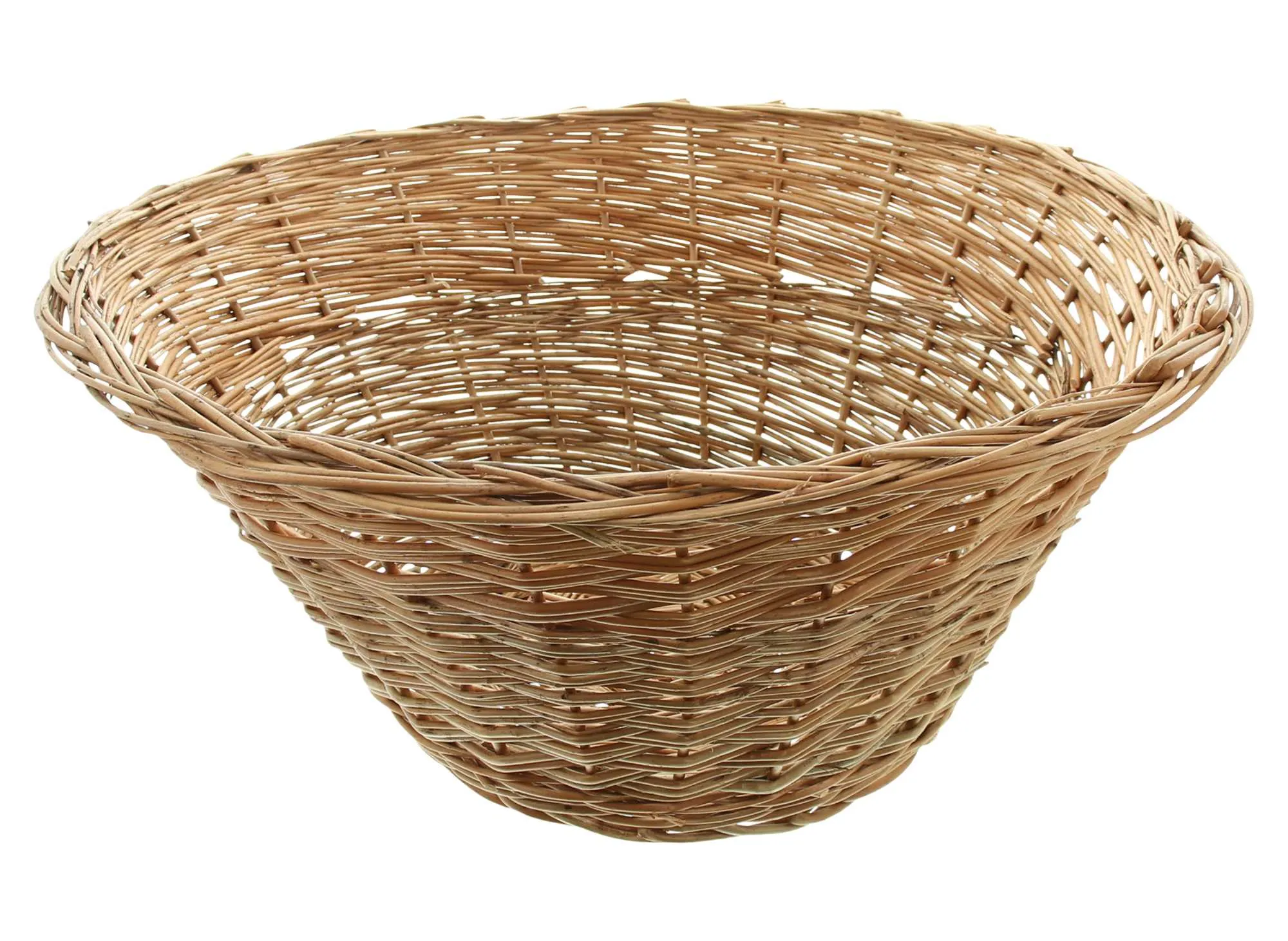 Auslagekorb "Vollweide", rund  im Frank Flechtwaren Online Shop für Ladendeko kaufen