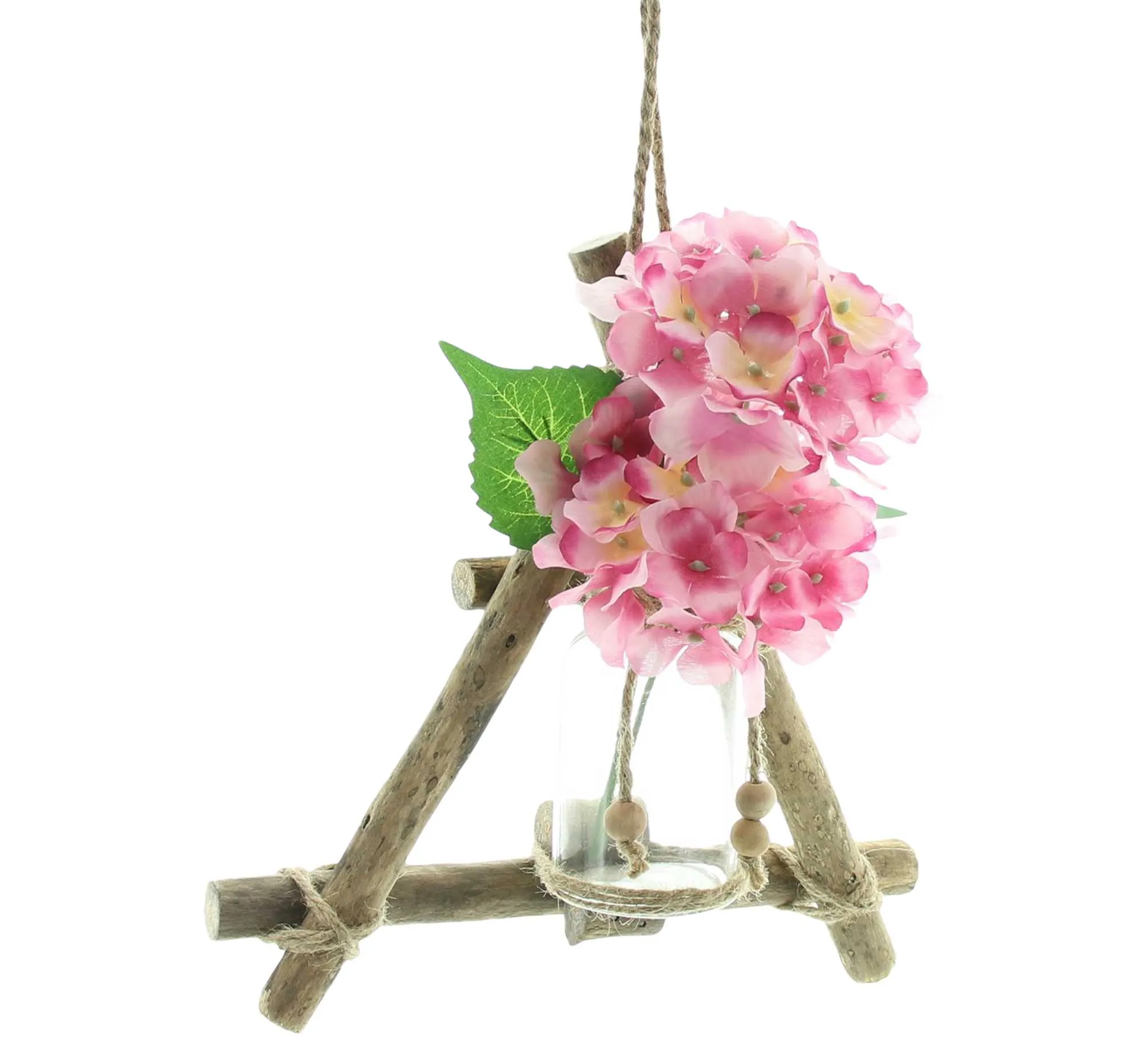 Hängevase "Rustikal"  im Frank Flechtwaren Online Shop für Bunter Ostergarten kaufen