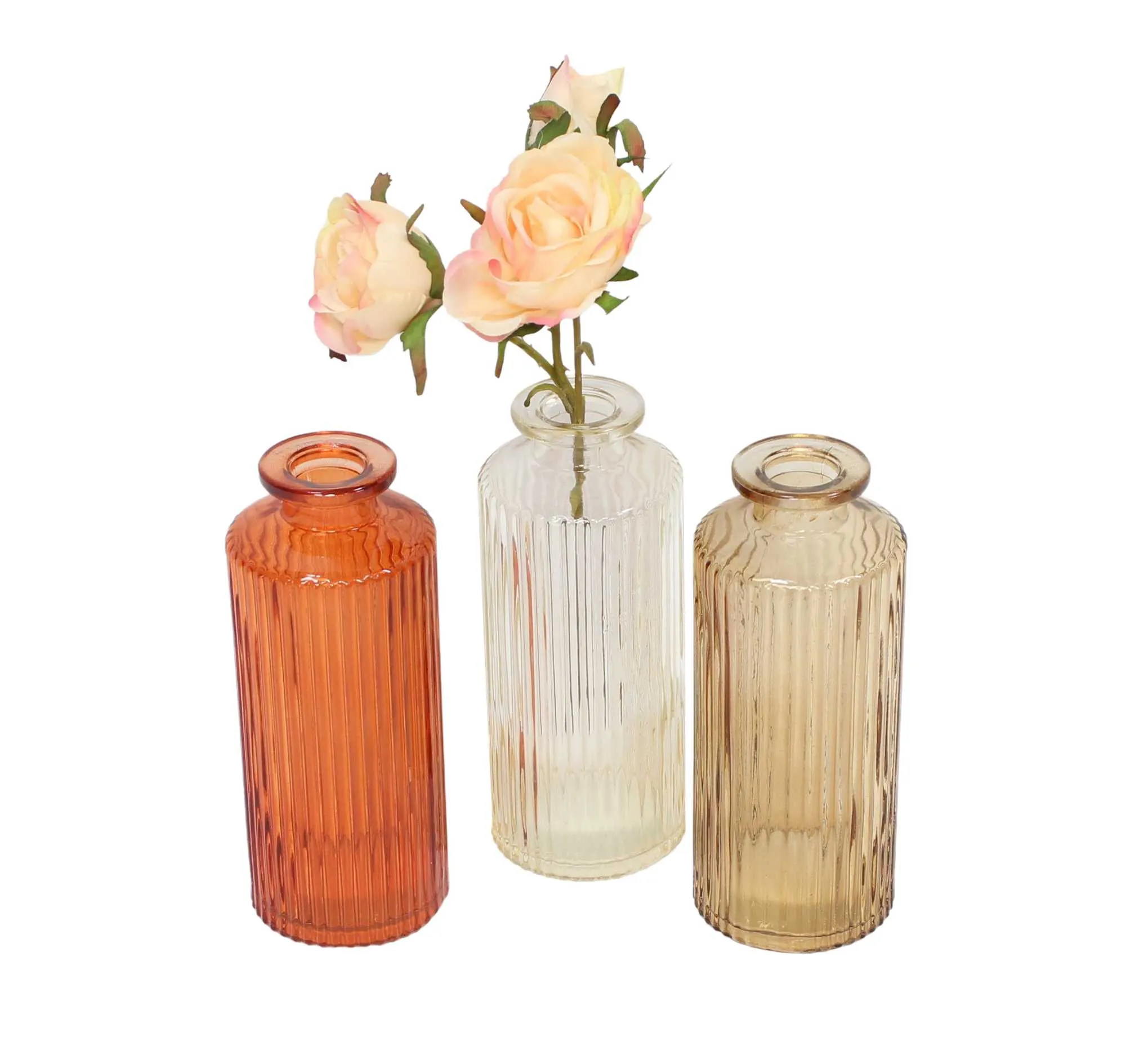 Dekovase "Panama", 3er Set  im Frank Flechtwaren Online Shop für Herbstfarben kaufen