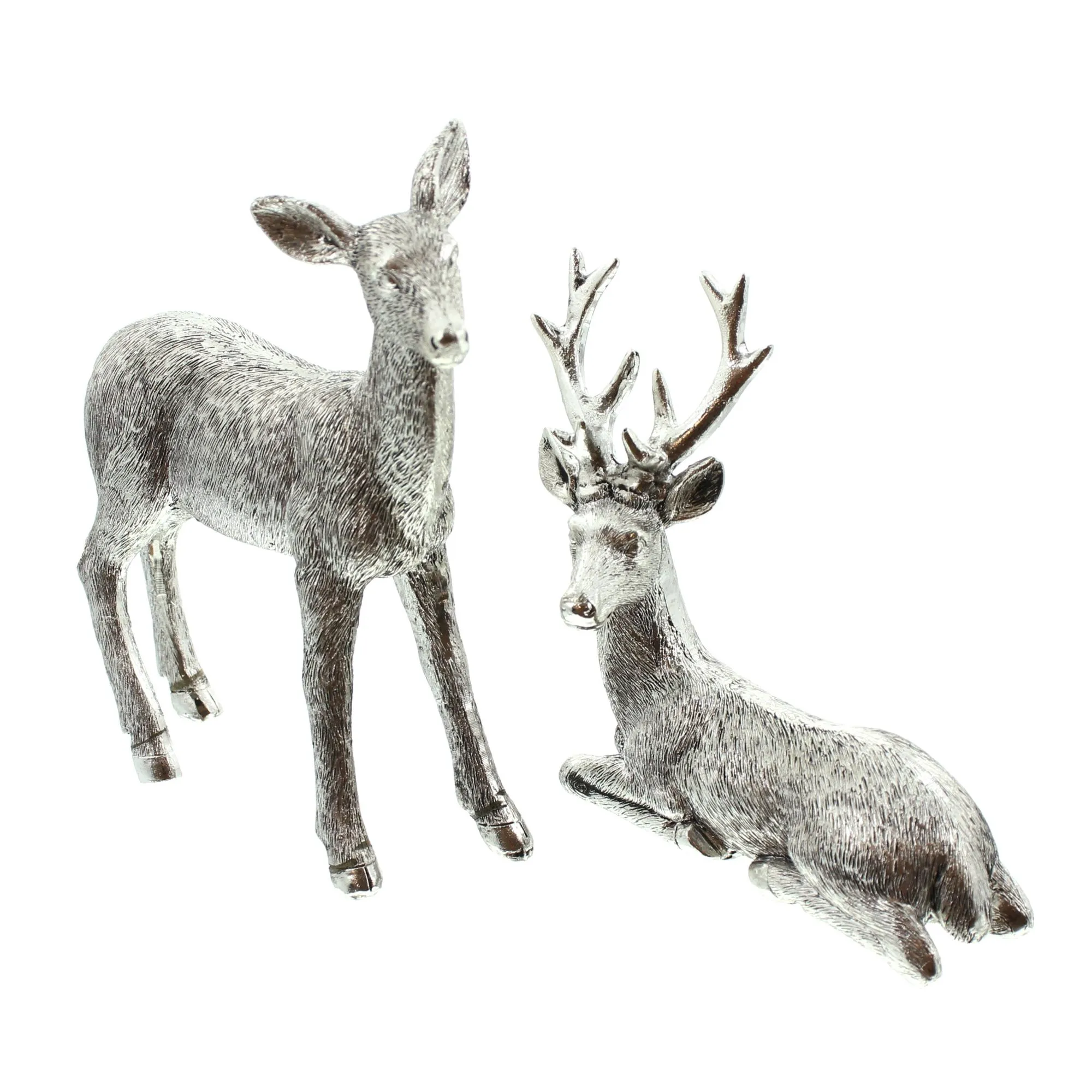 Figur "Reh &amp; Hirsch", 2er Set  im Frank Flechtwaren Online Shop für For Animal Lovers kaufen