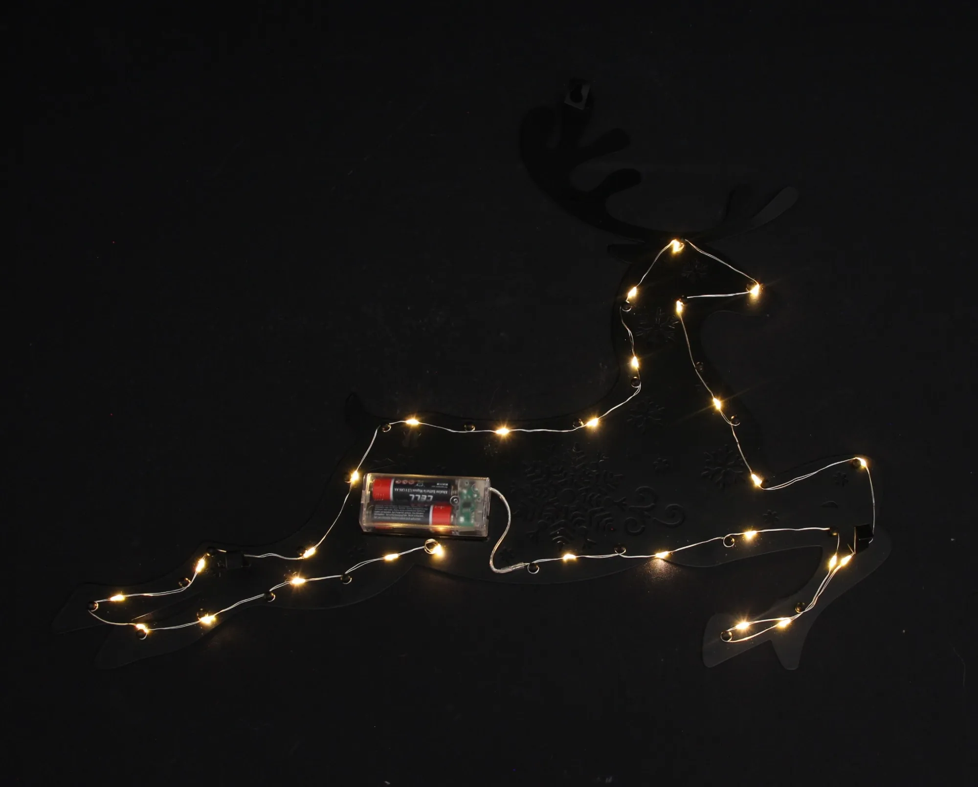 LED-Wanddeko "Rentier"  im Frank Flechtwaren Online Shop für Weihnachtliche Wanddeko kaufen