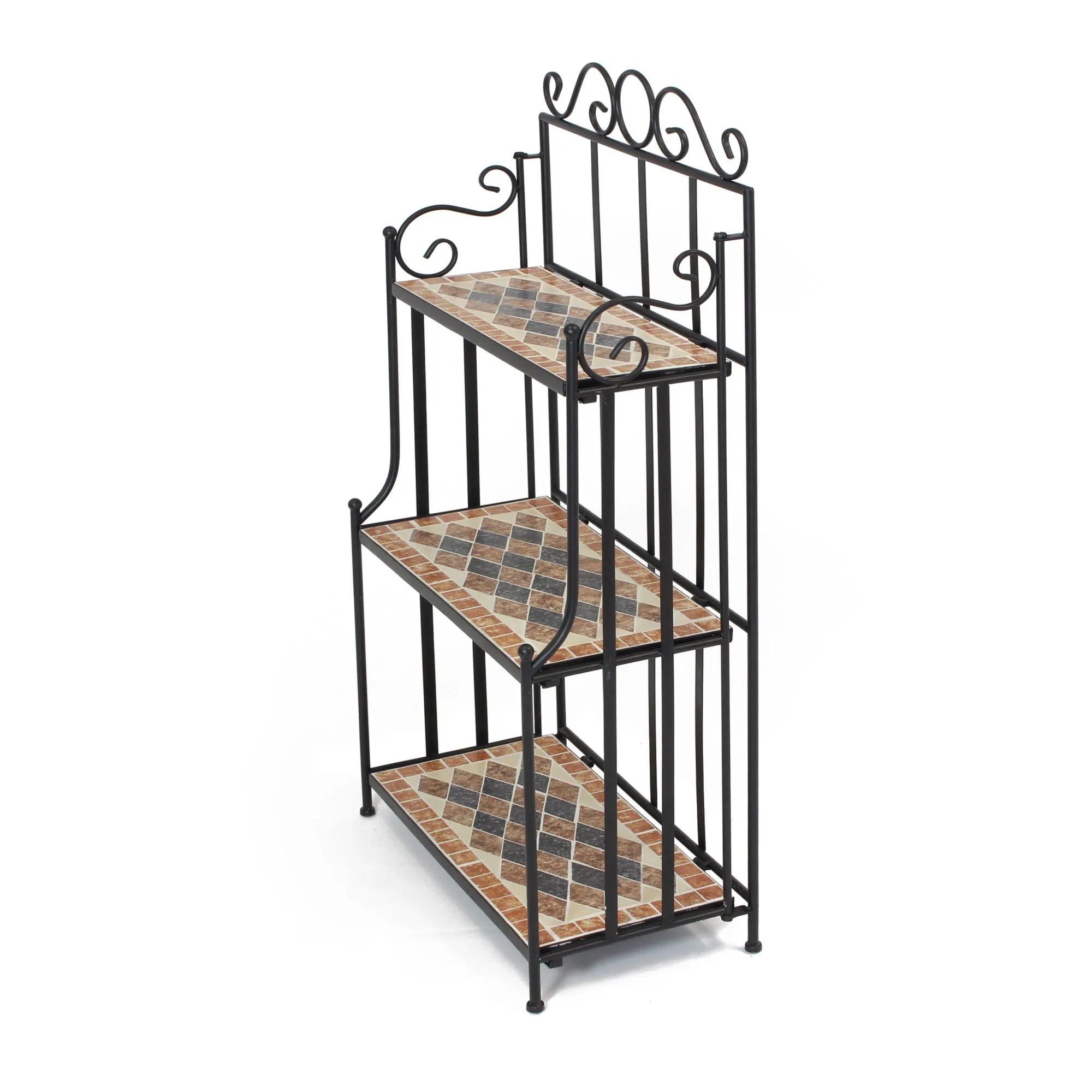 Regal "Mosaik"  im Frank Flechtwaren Online Shop für Regale für den Garten kaufen