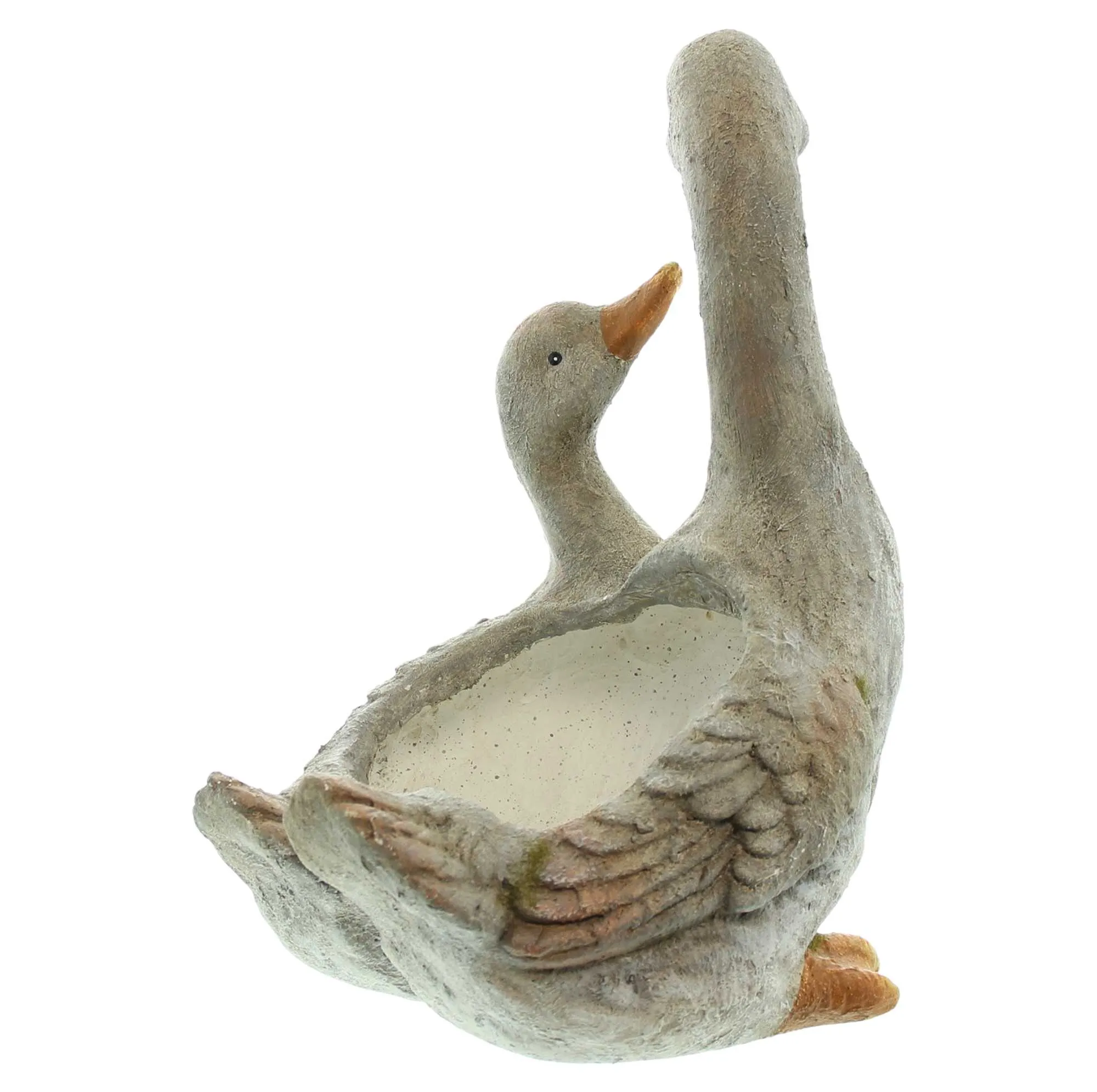 Pflanzer "Gänsepaar"  im Frank Flechtwaren Online Shop für Figuren kaufen
