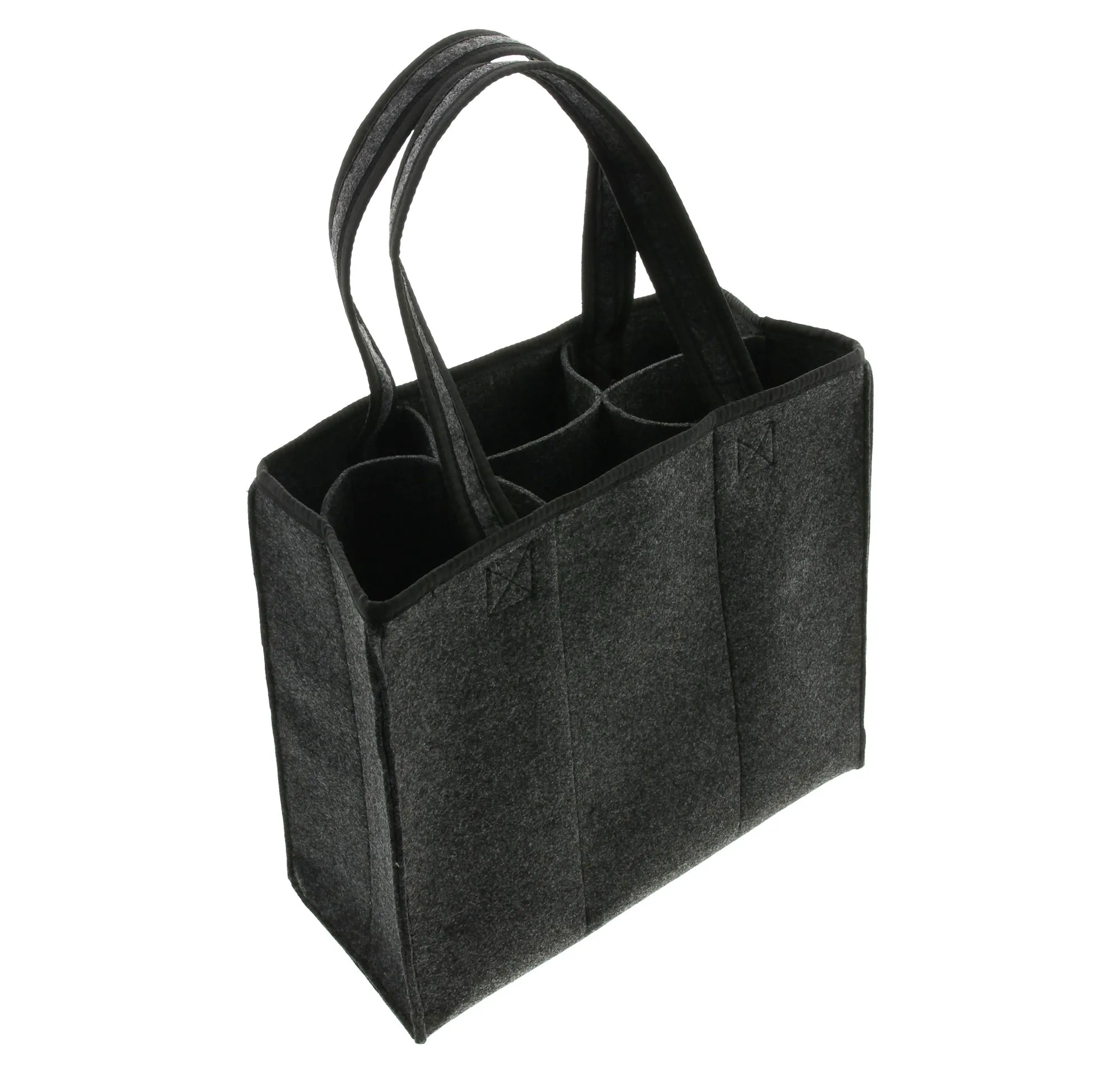 Flaschenträger "Anthrazit"  im Frank Flechtwaren Online Shop für Modern Living kaufen