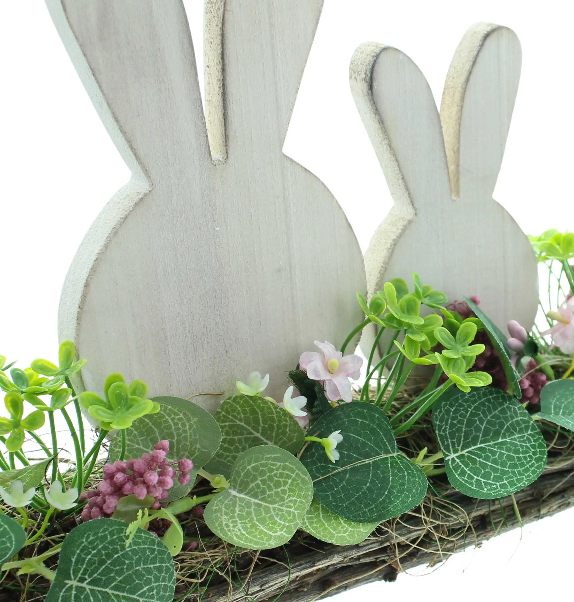 Osterdeko "Hasenpaar"  im Frank Flechtwaren Online Shop für Hasen &amp; Co kaufen