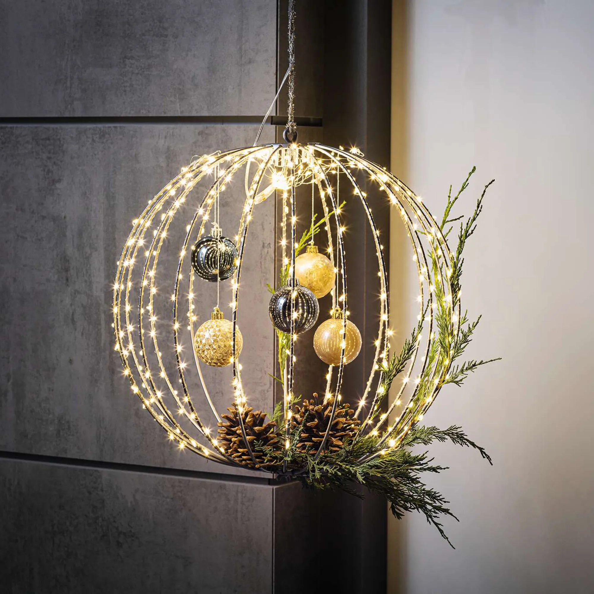 LED-Kugel "Shine", groß  im Frank Flechtwaren Online Shop kaufen