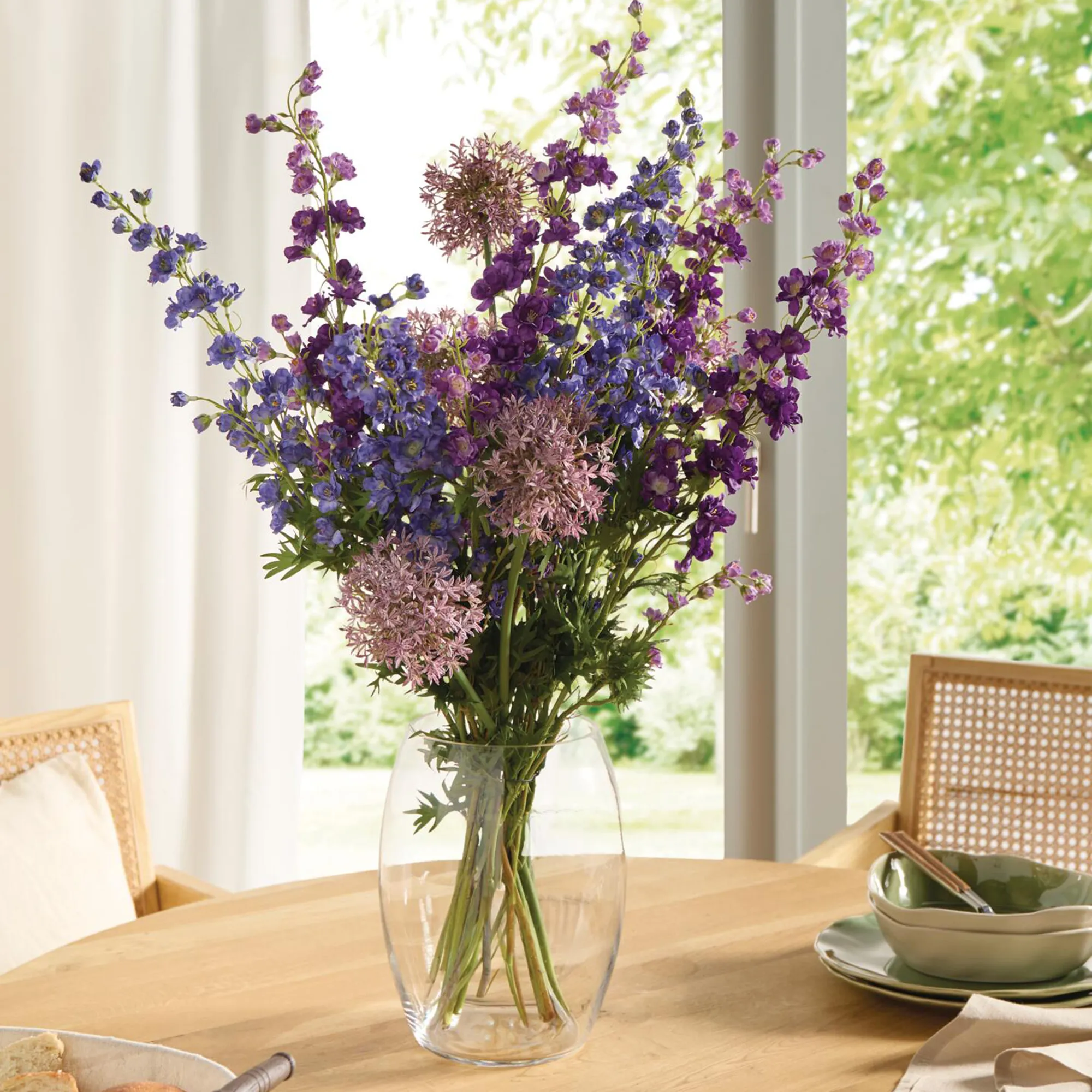 Blume "Rittersporn", 2er Set  im Frank Flechtwaren Online Shop kaufen