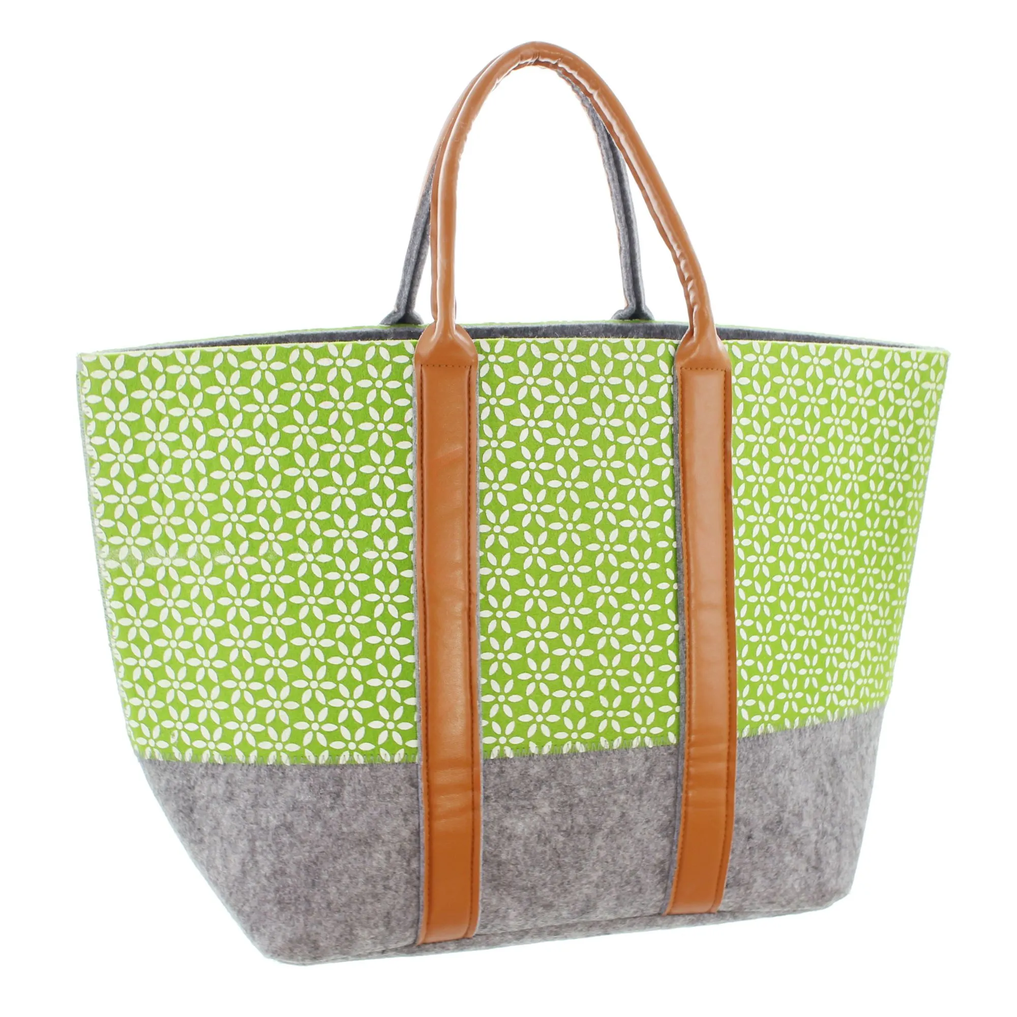 Tasche "Green Blossom"  im Frank Flechtwaren Online Shop für Natur &amp; Grün kaufen