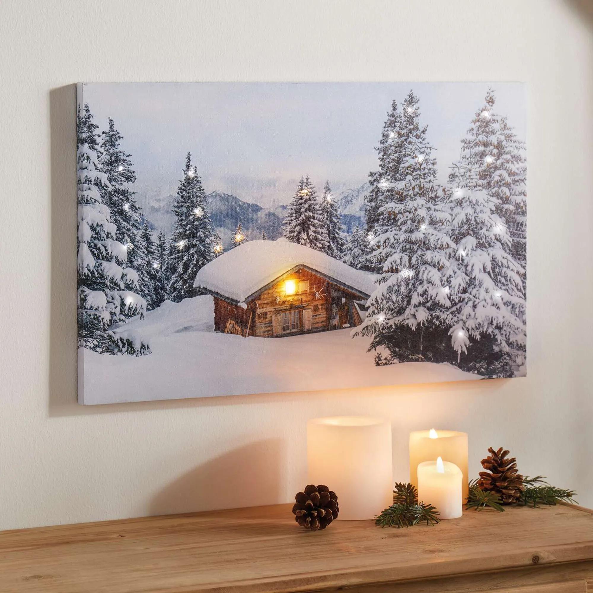 LED-Bild "Winter"  im Frank Flechtwaren Online Shop kaufen