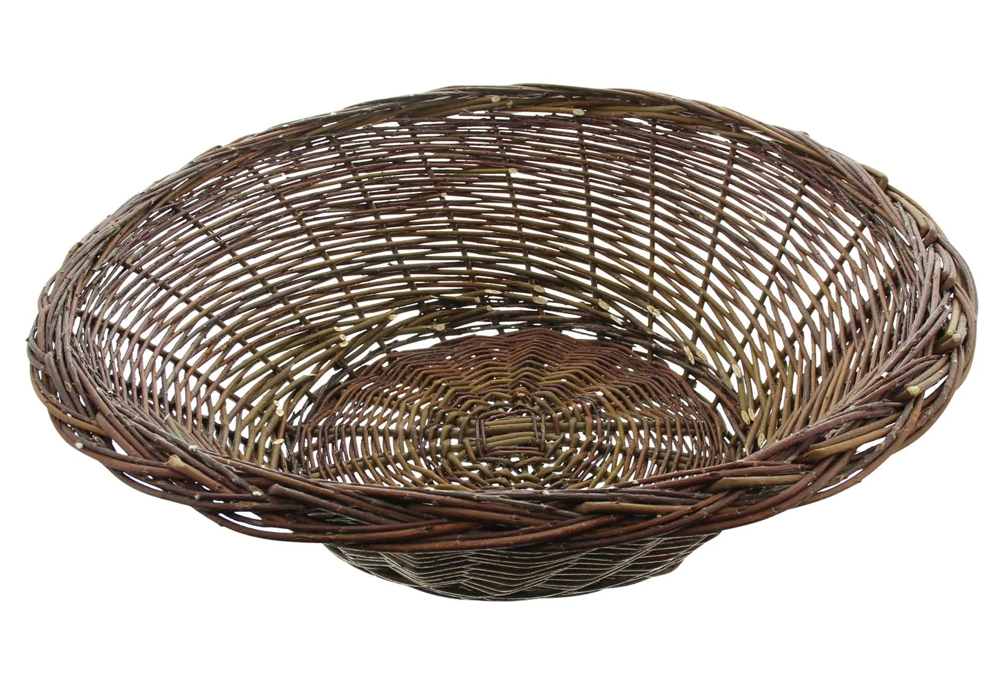 Auslagekorb "Naturweide", rund  im Frank Flechtwaren Online Shop für Ladendeko kaufen