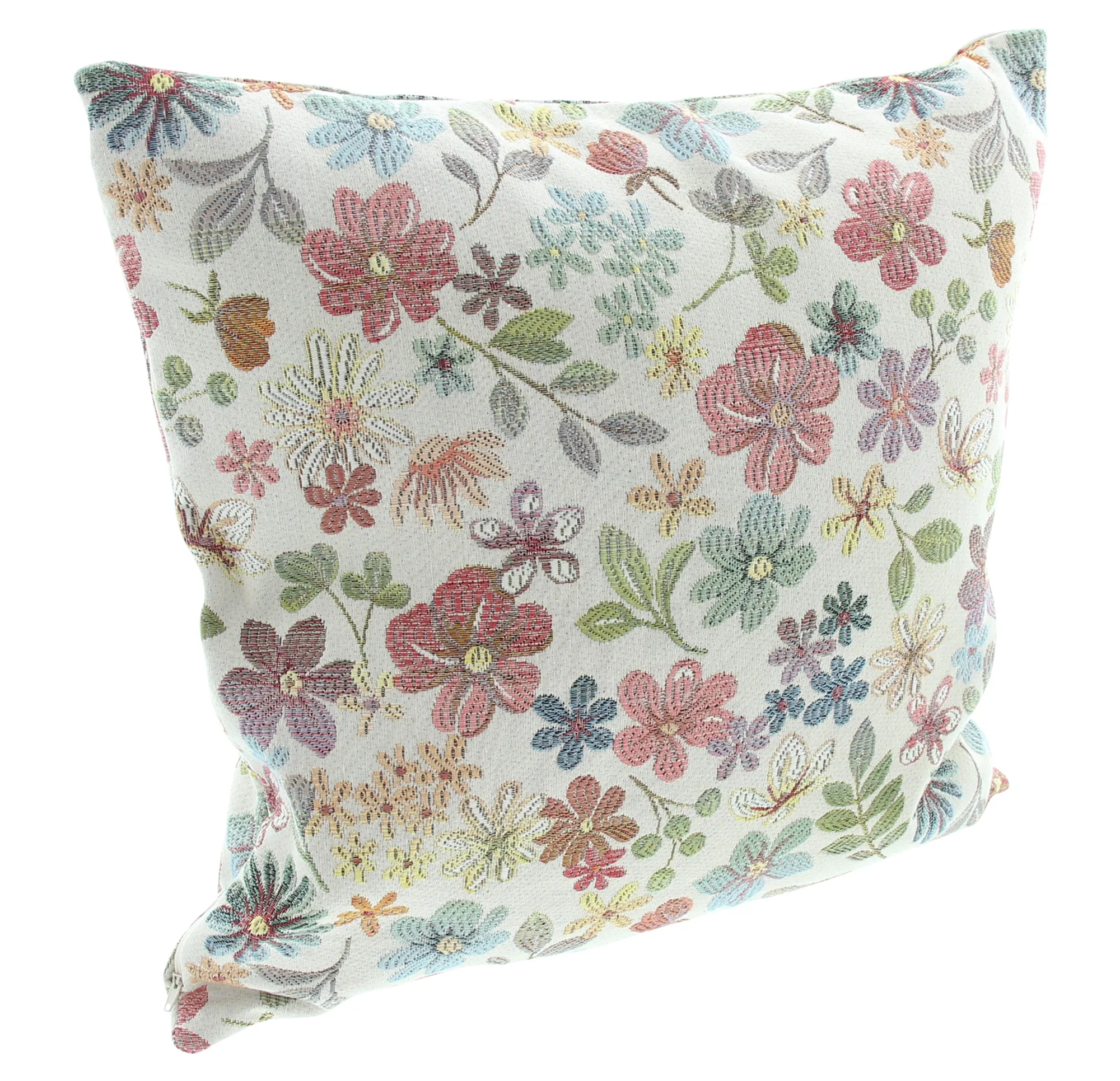 Kissenhülle "Jacquard-Flowers"  im Frank Flechtwaren Online Shop für Kissenhüllen kaufen