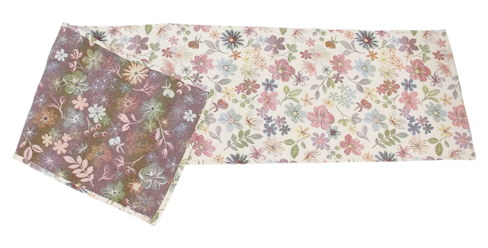 Tischläufer "Jacquard-Flowers"  im Frank Flechtwaren Online Shop für Tischläufer kaufen