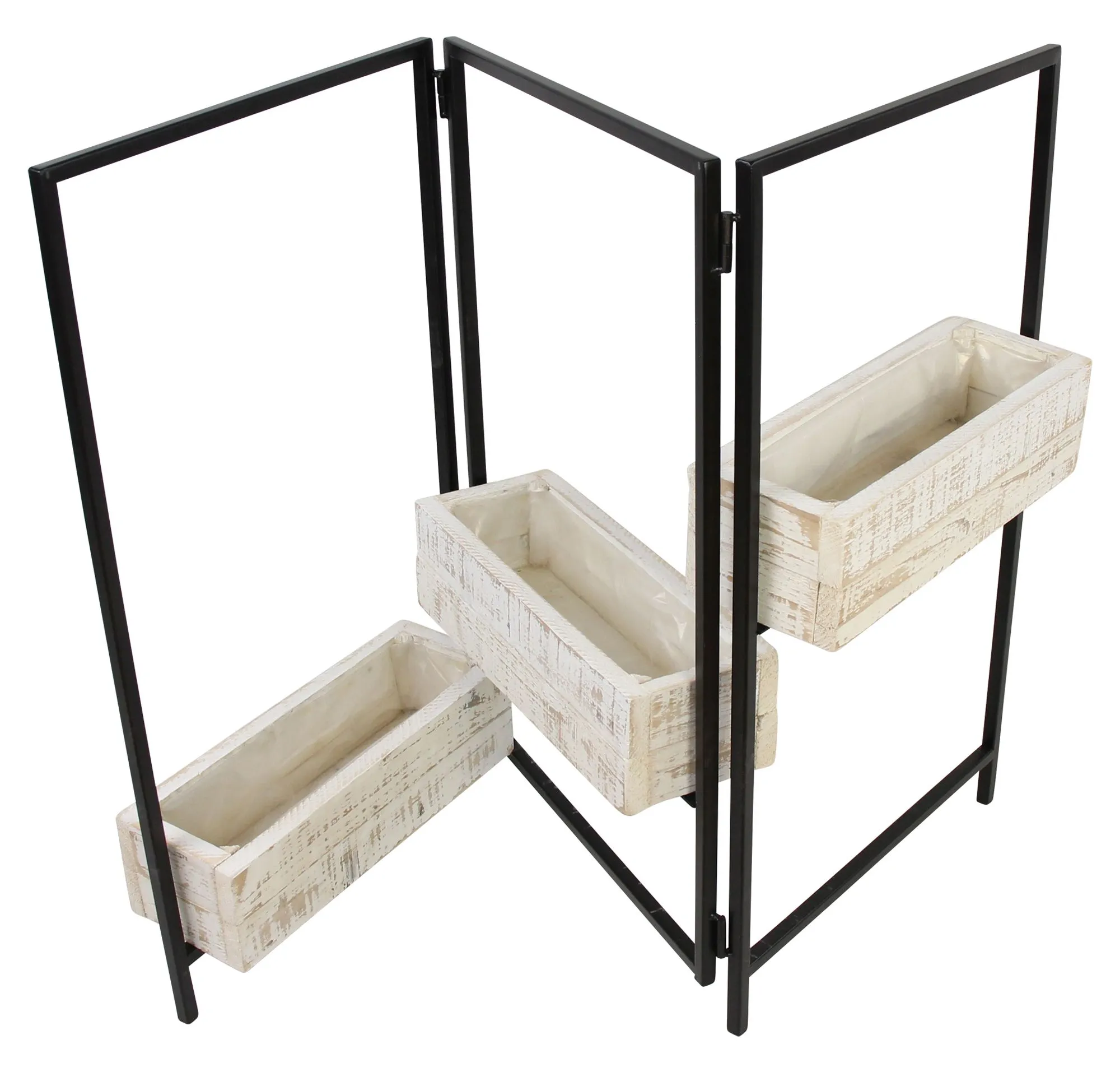 Pflanz-Paravent "Modern Shabby"  im Frank Flechtwaren Online Shop für Pflanztöpfe kaufen