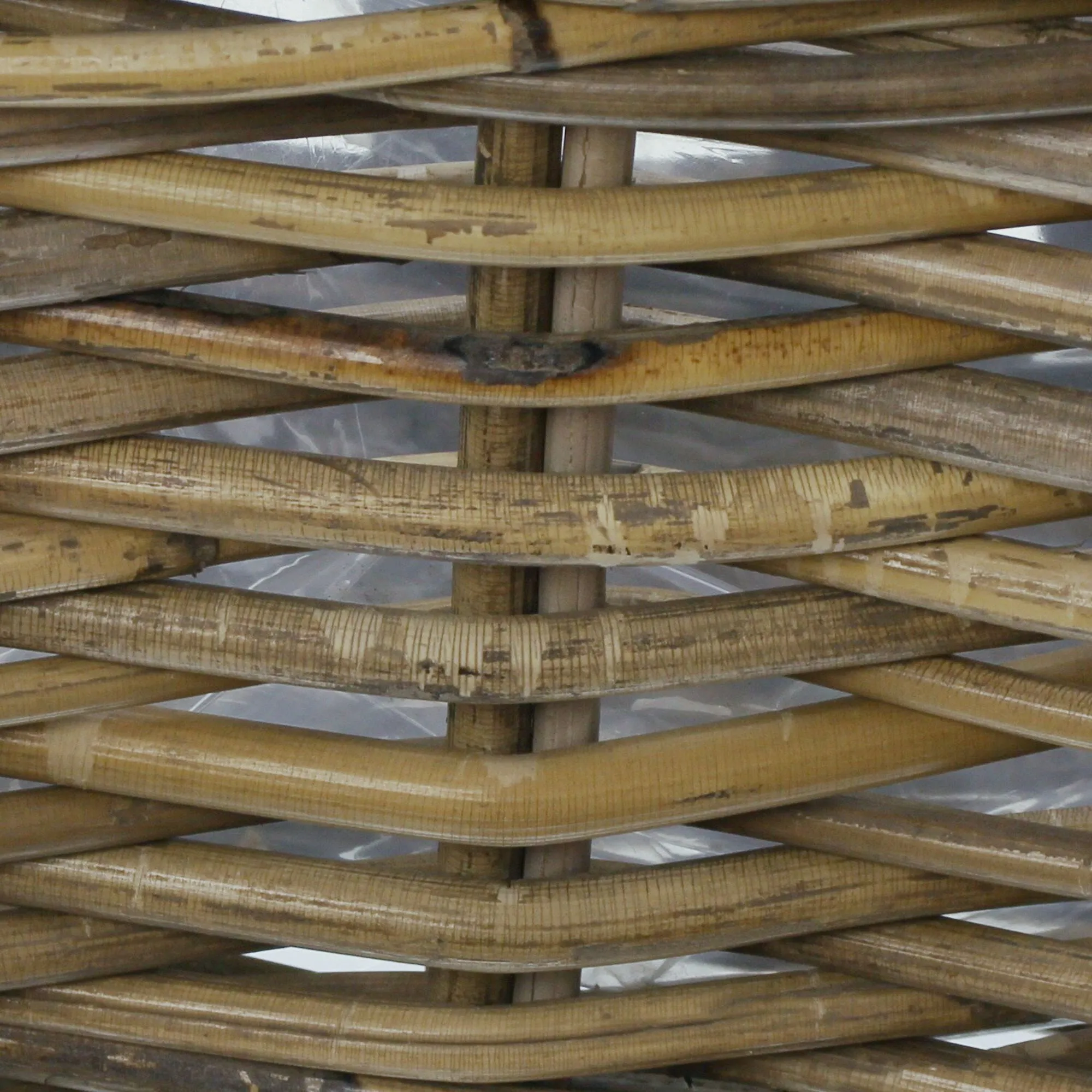 Balkonpflanzer "Rattan", mittel  im Frank Flechtwaren Online Shop für Pflanztöpfe kaufen