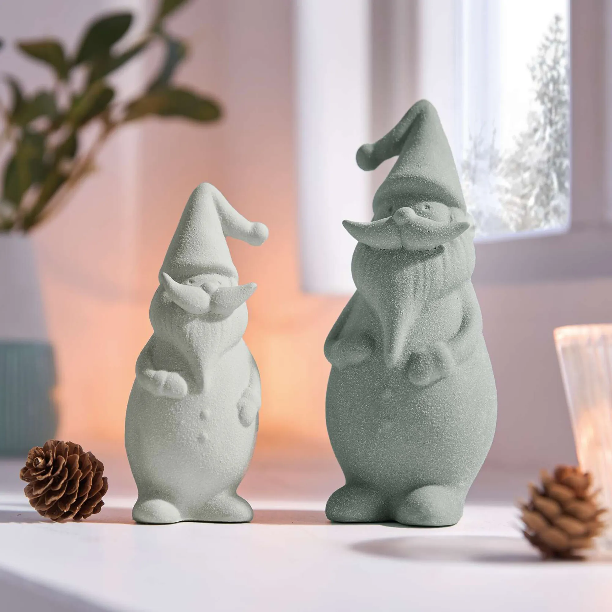 Santa "Green", 2er Set  im Frank Flechtwaren Online Shop kaufen