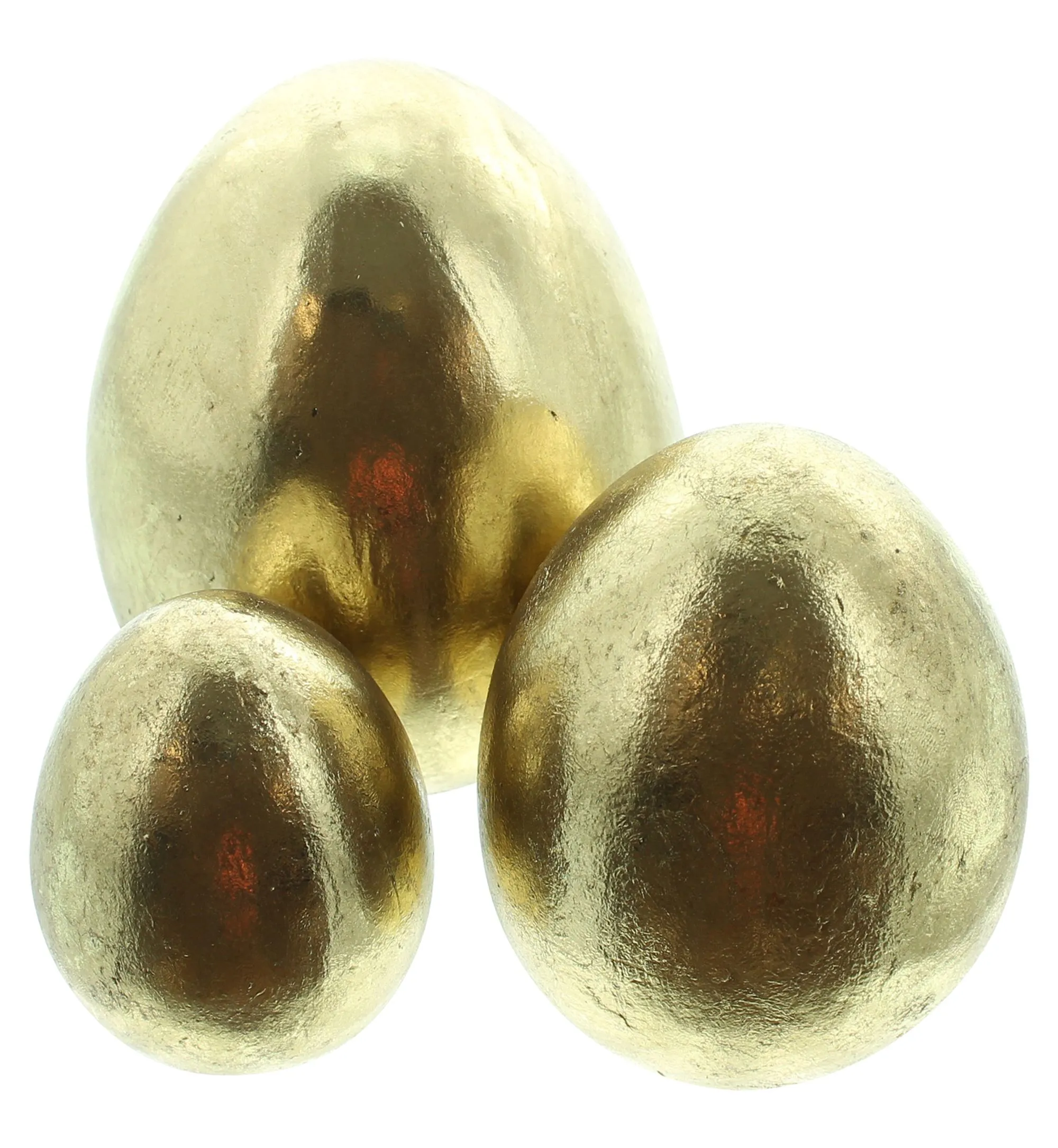 Osterei "Gold", 3er Set  im Frank Flechtwaren Online Shop für Ostereier kaufen