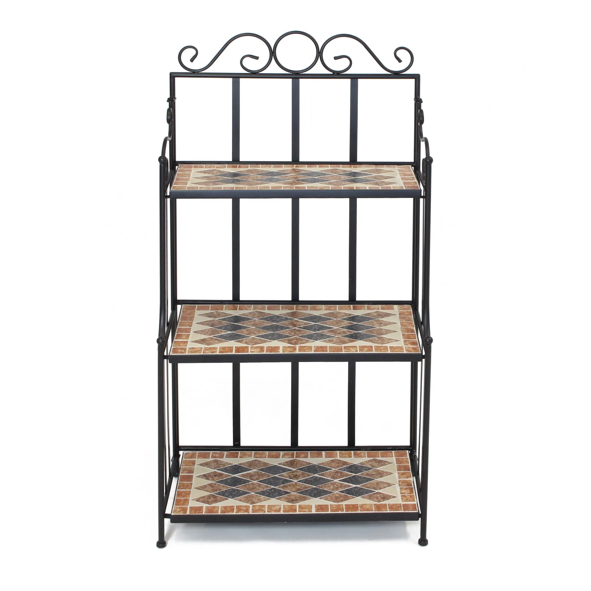 Regal "Mosaik"  im Frank Flechtwaren Online Shop für Regale für den Garten kaufen