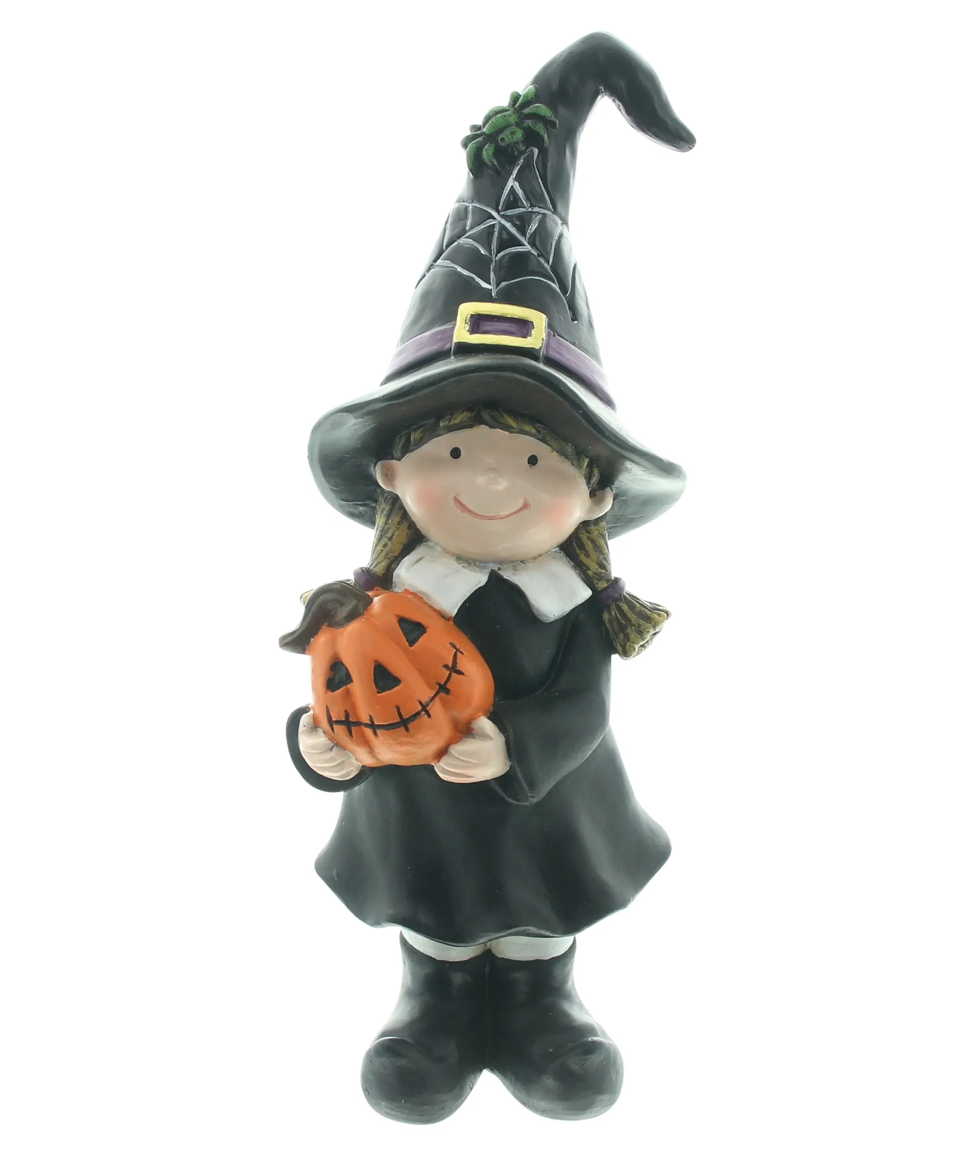 Hexe "Gruselkürbis"  im Frank Flechtwaren Online Shop für Herbstliche Dekofiguren kaufen